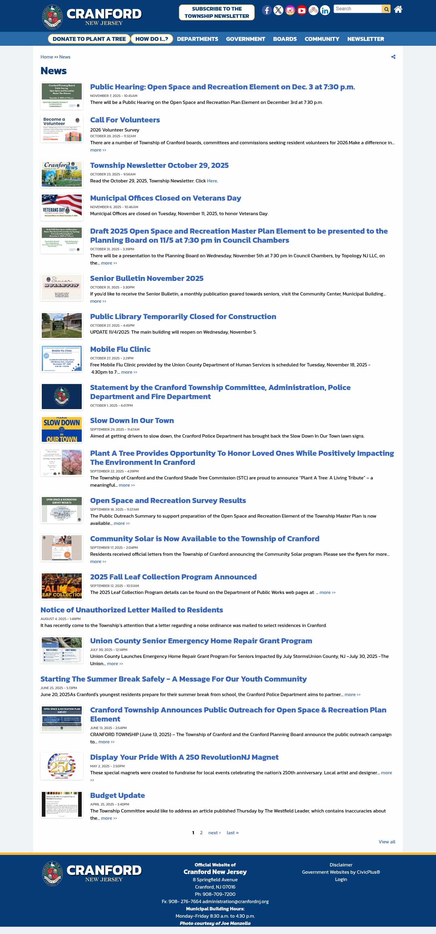 Latest website image capture