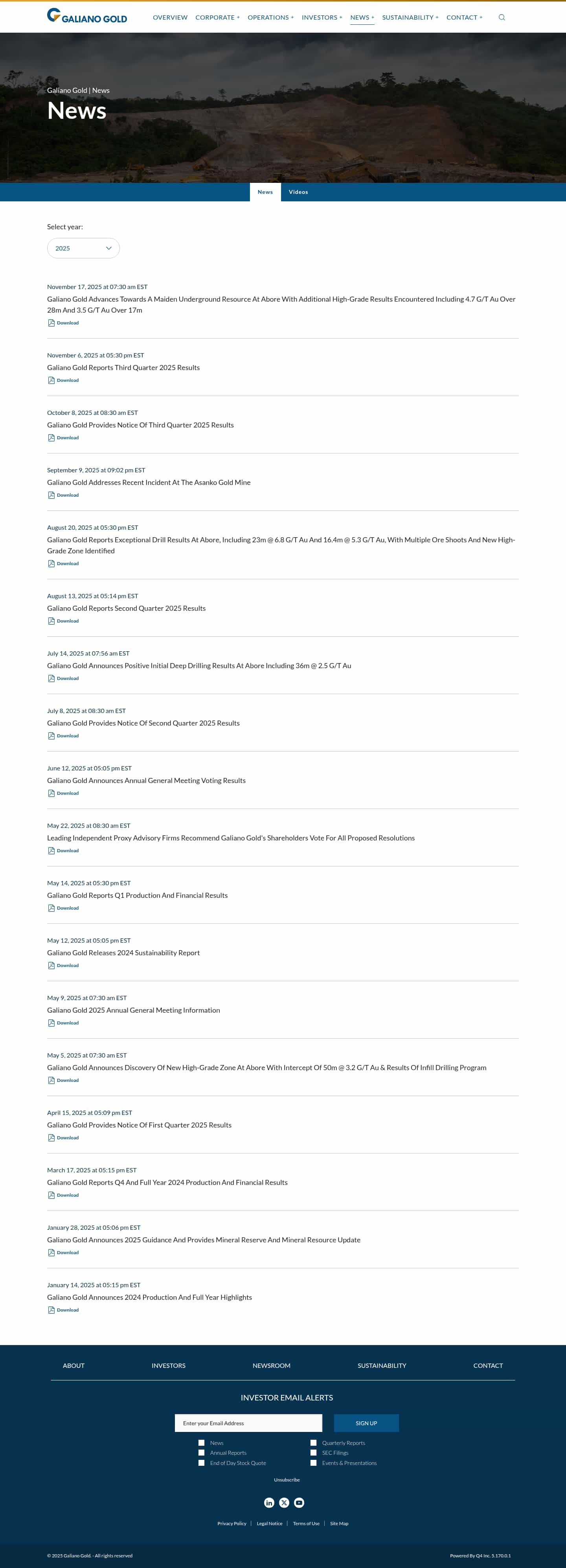 Latest website image capture