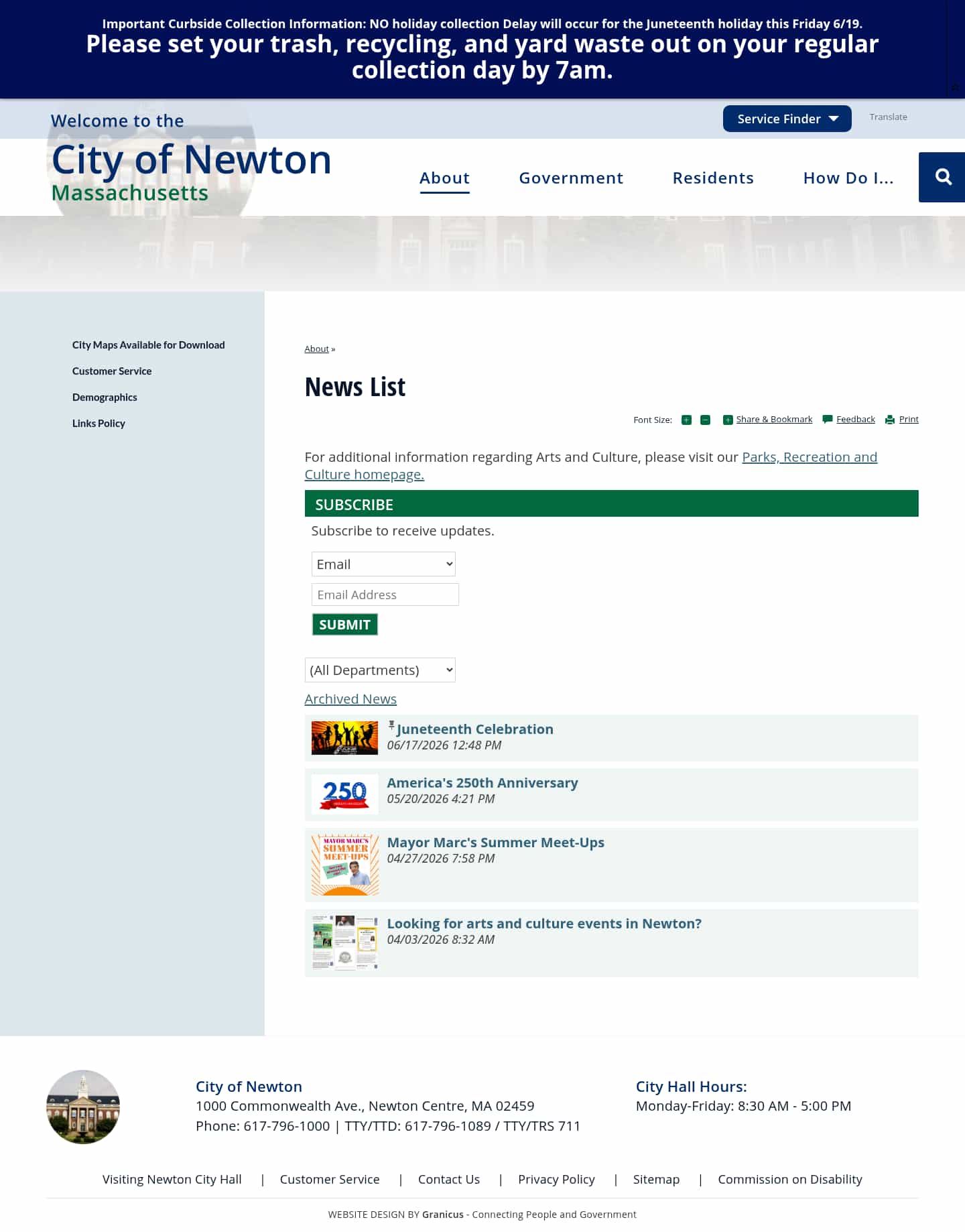 Latest website image capture