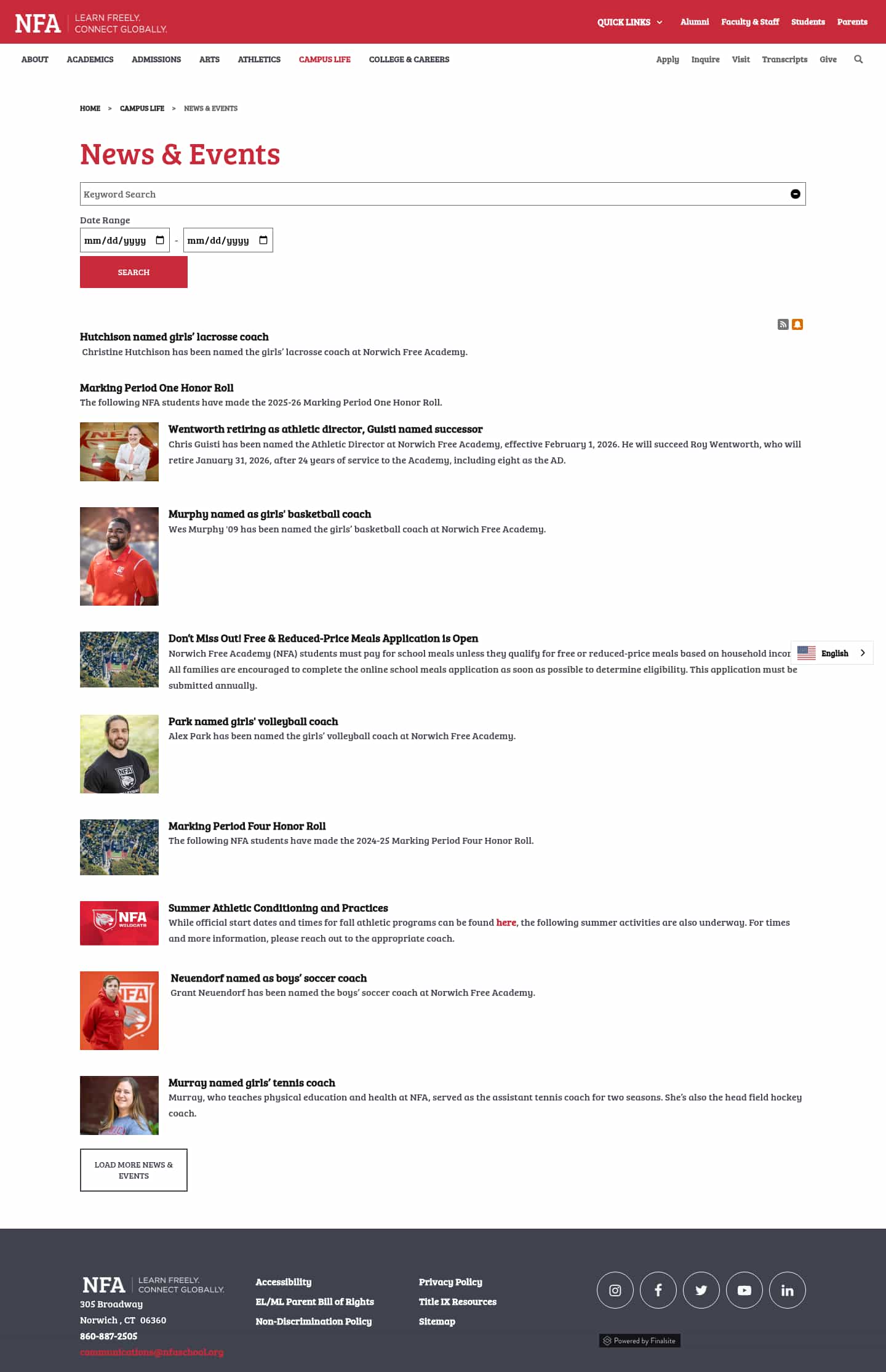 Latest website image capture