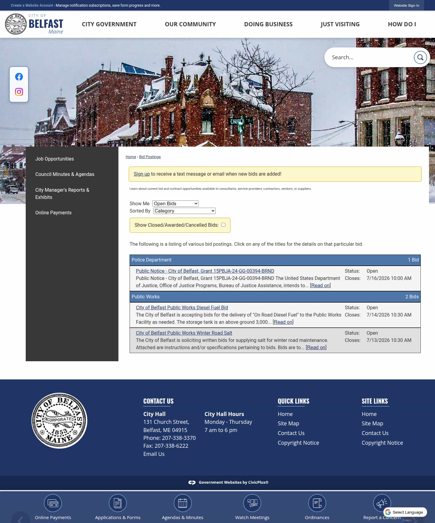 Latest website image capture