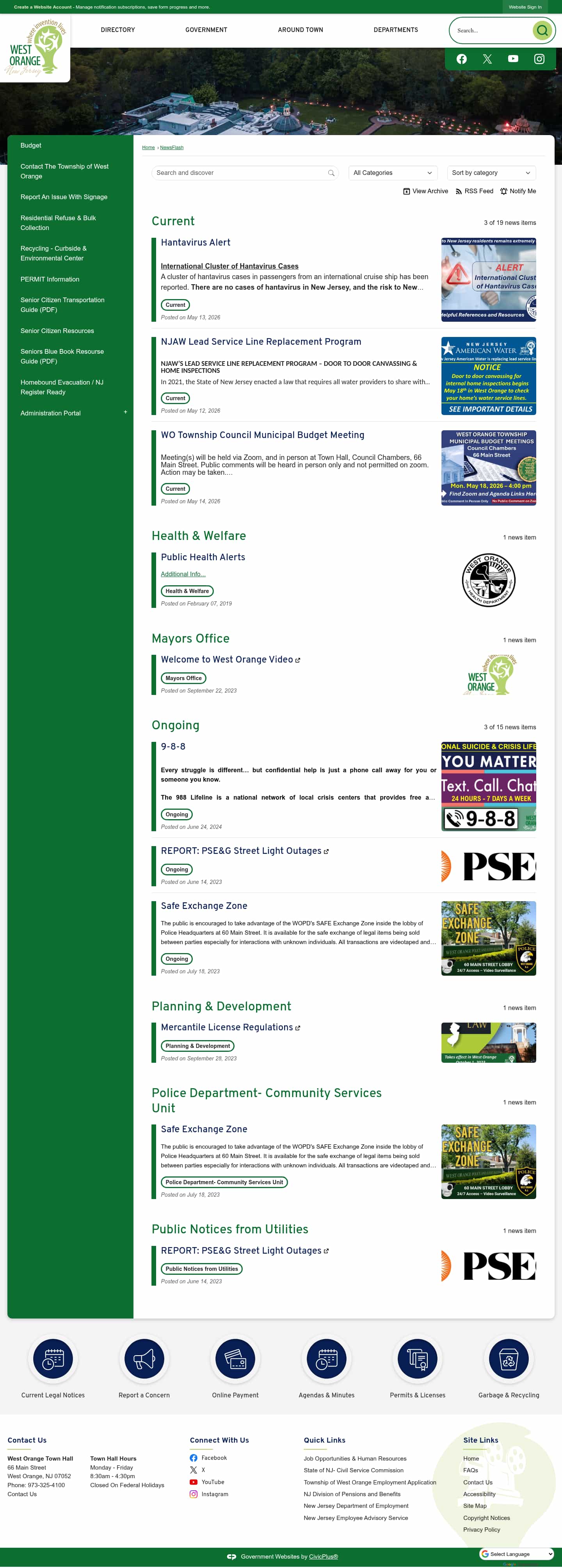 Latest website image capture