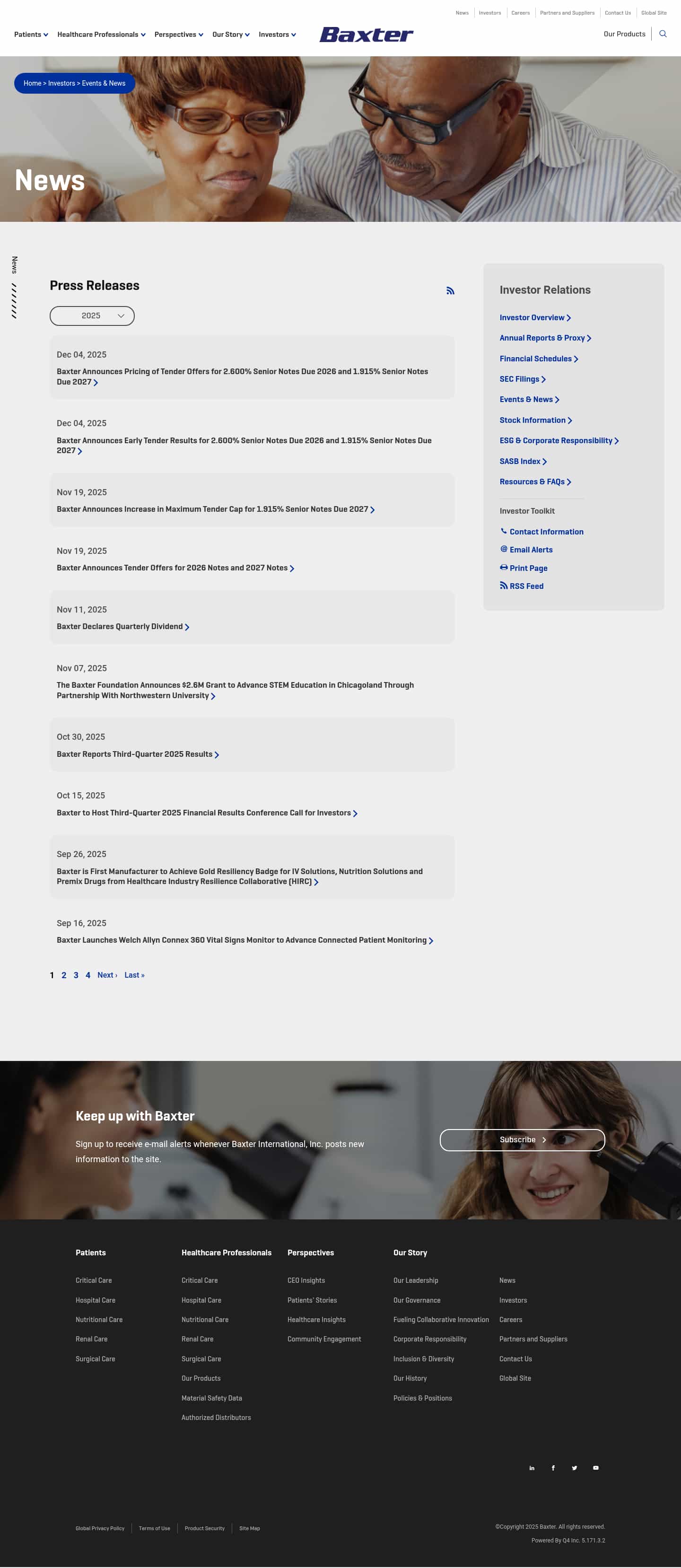 Latest website image capture