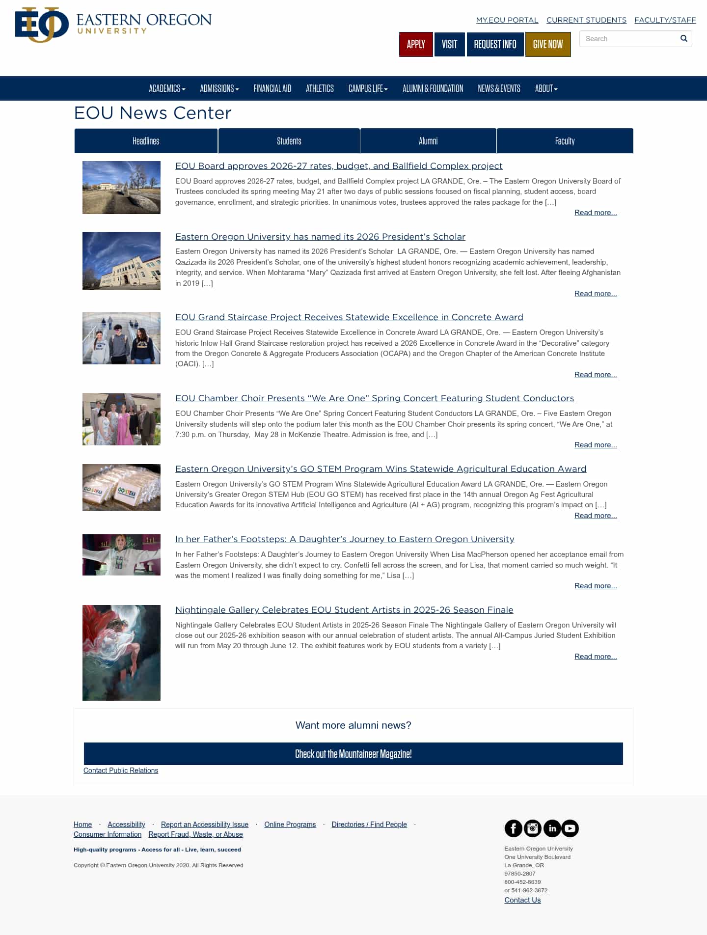 Latest website image capture