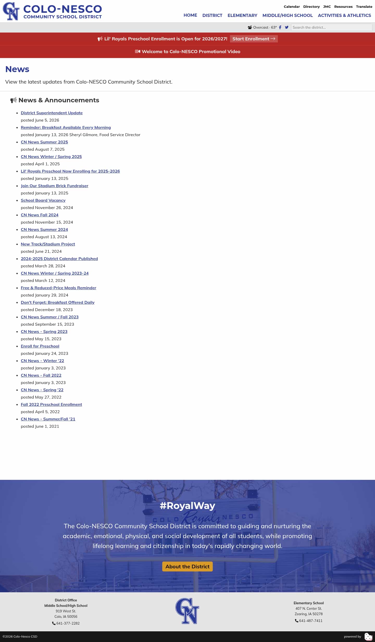 Latest website image capture