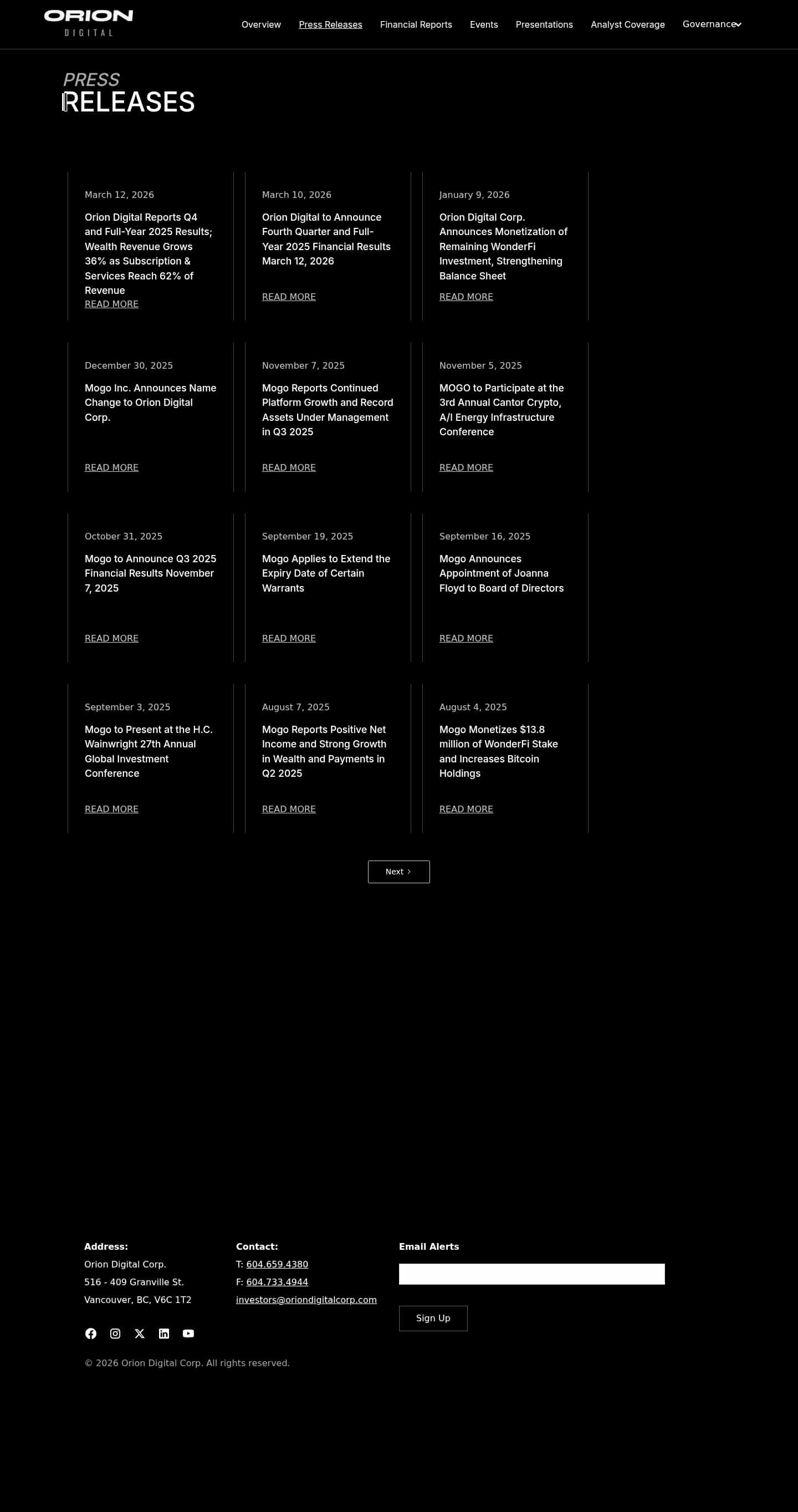 Latest website image capture