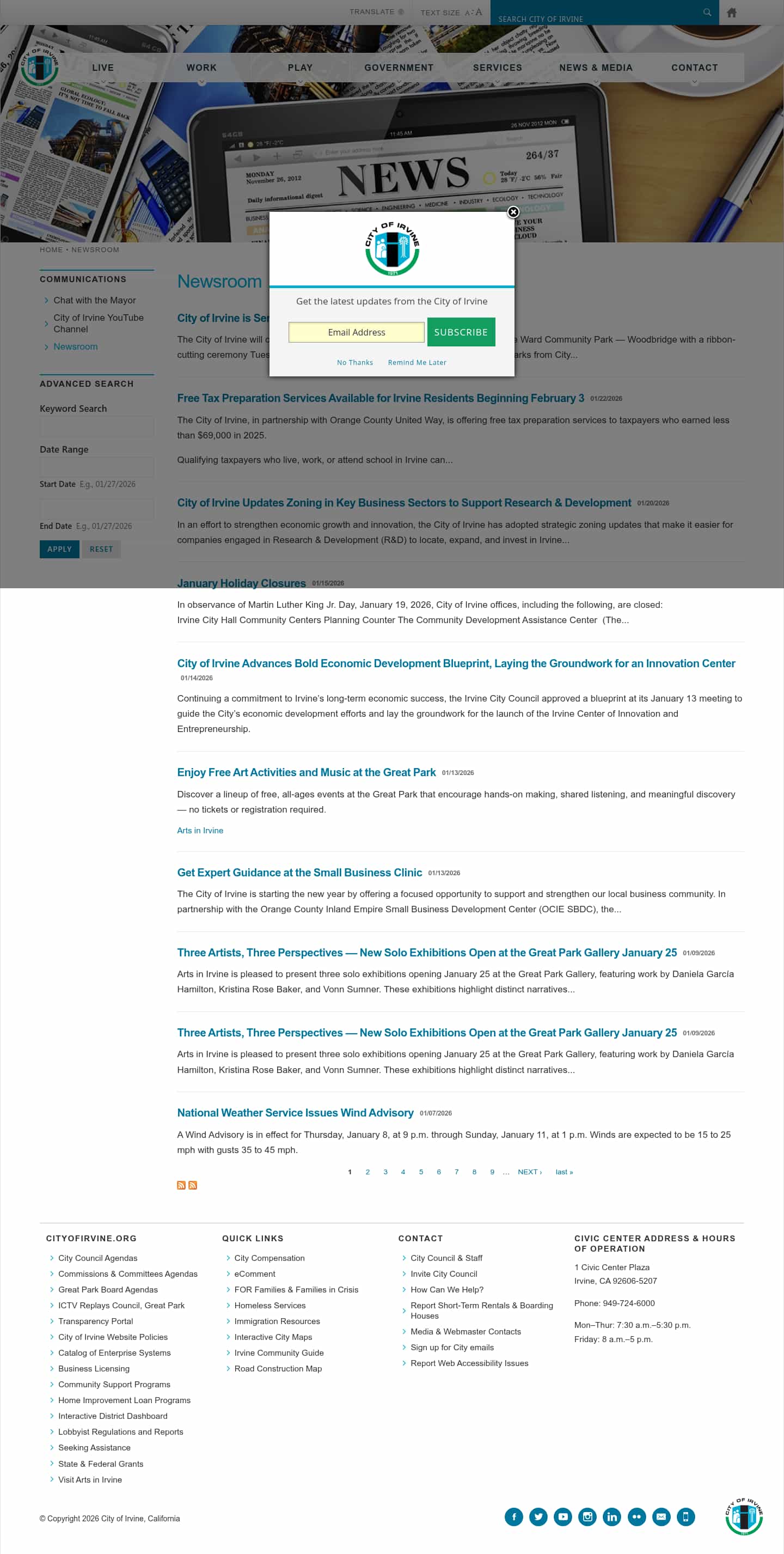 Latest website image capture