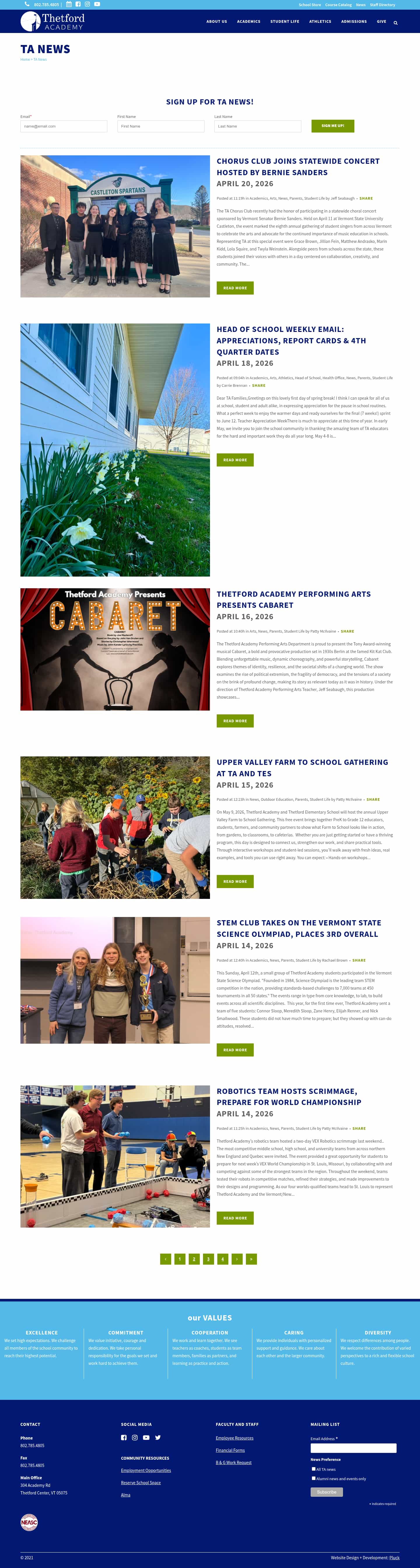 Latest website image capture