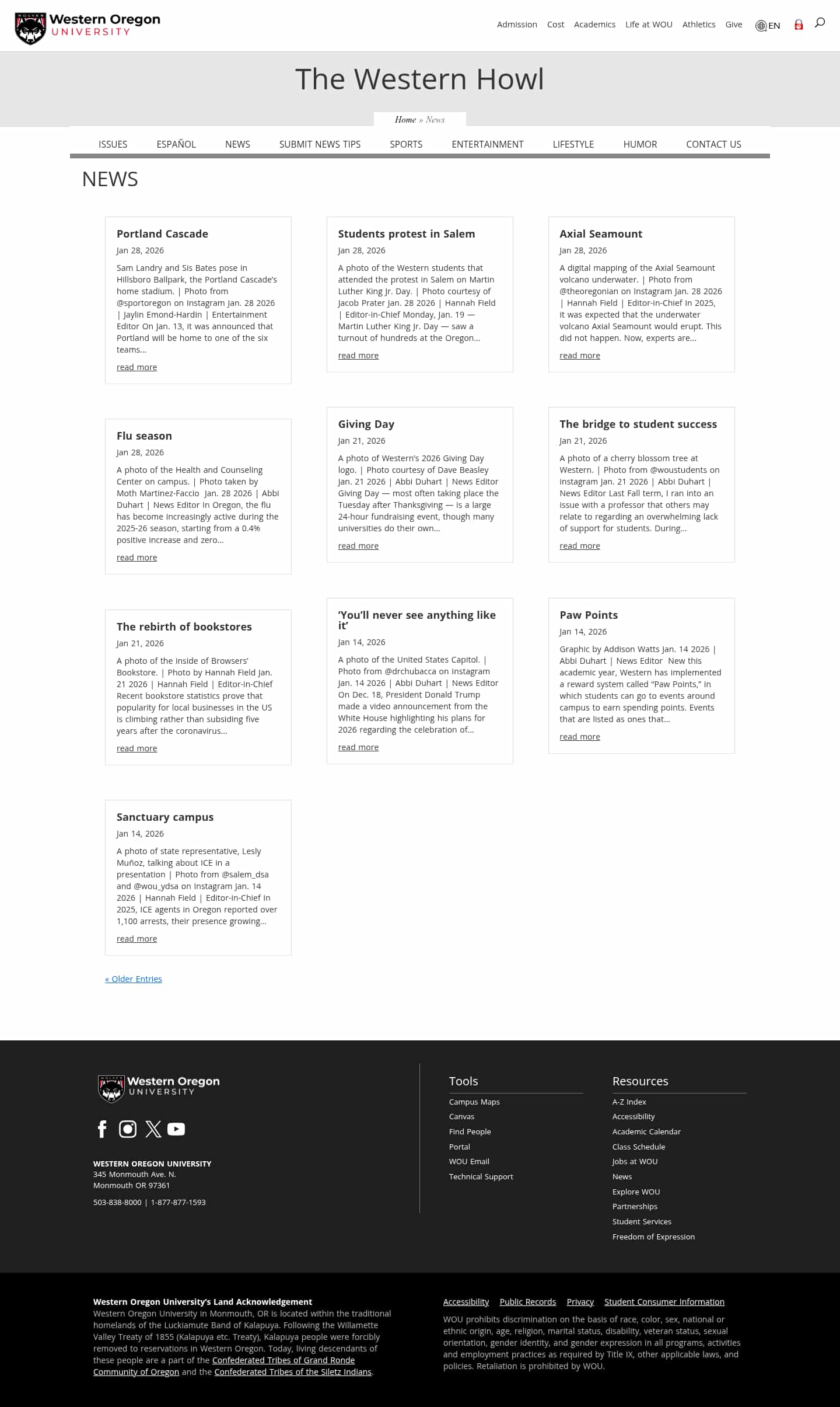 Latest website image capture