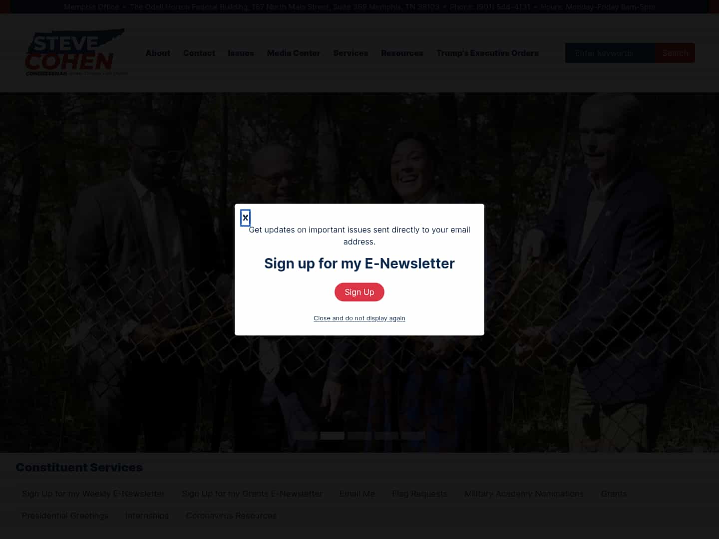 Latest website image capture