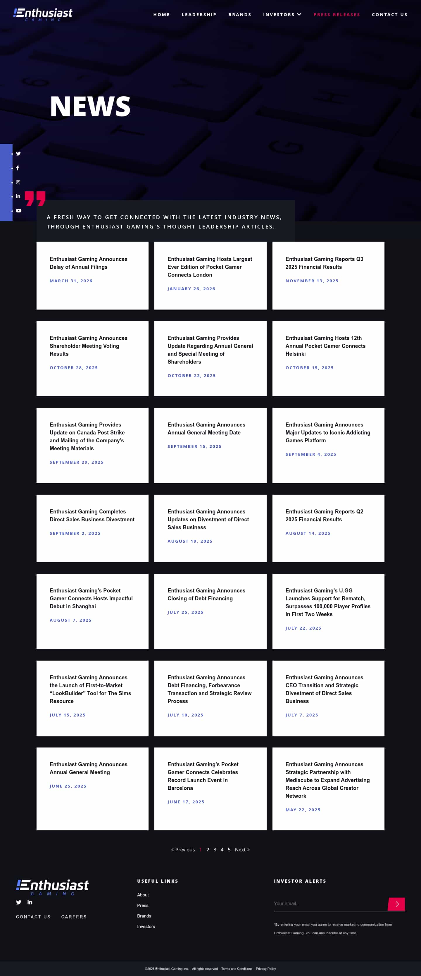 Latest website image capture