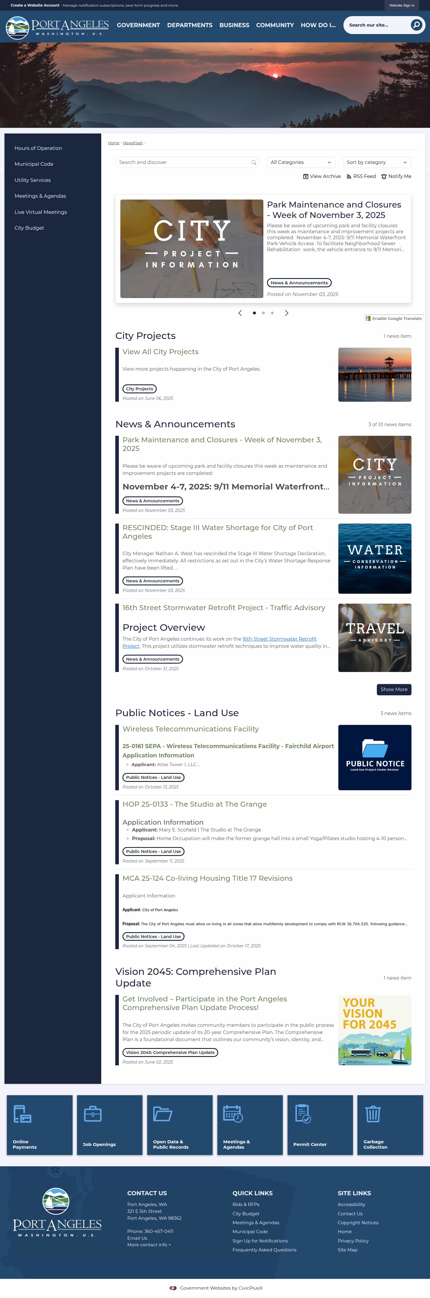 Latest website image capture
