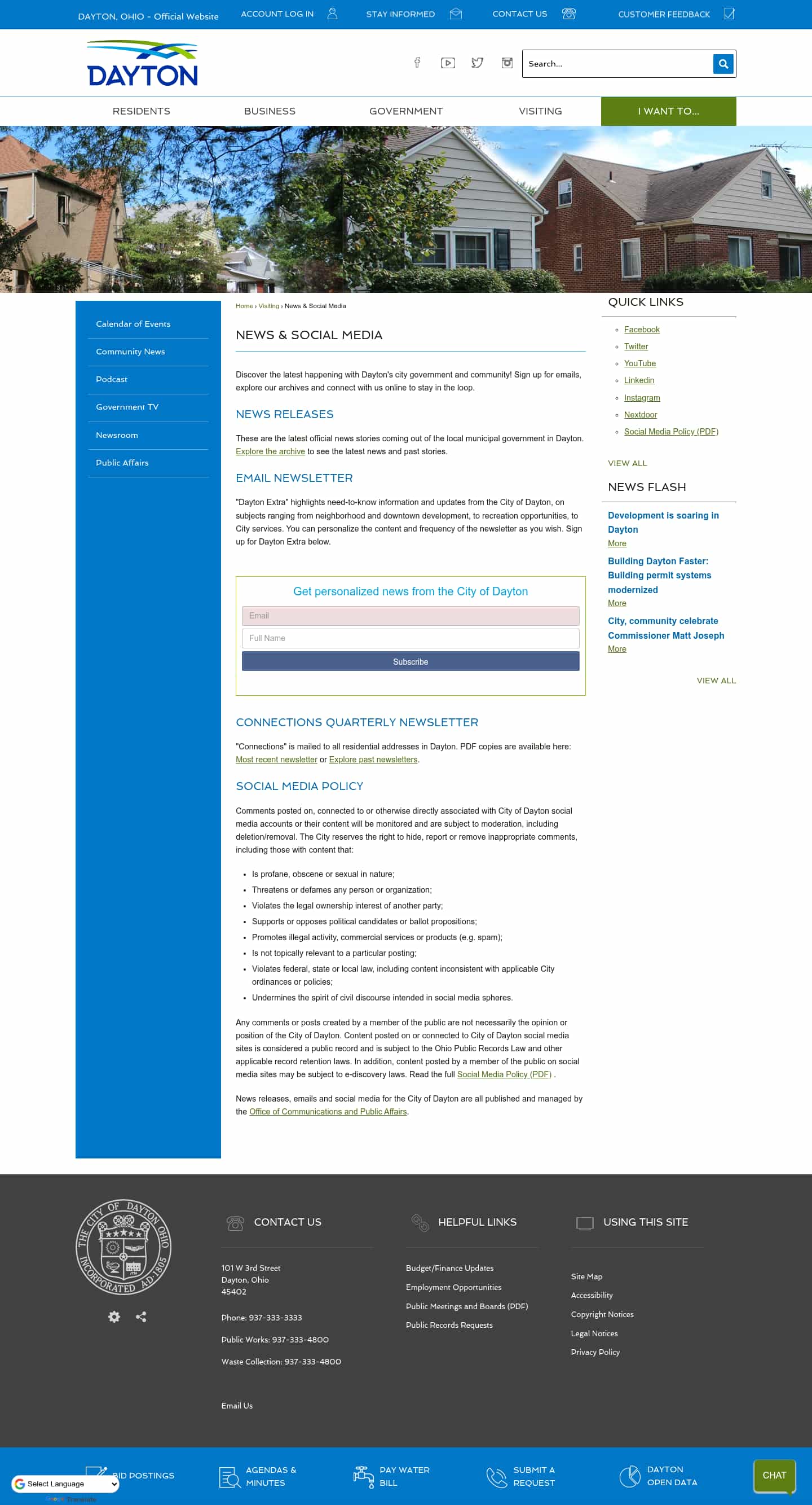 Latest website image capture