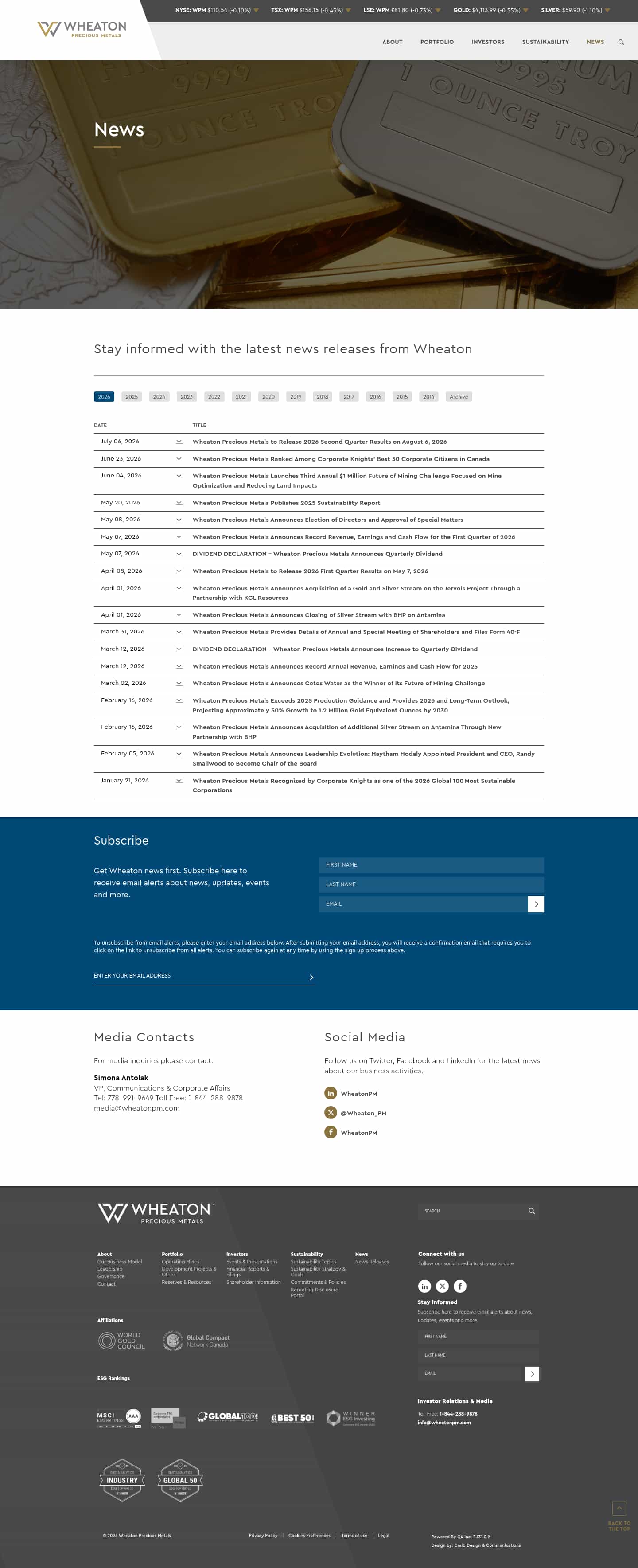 Latest website image capture