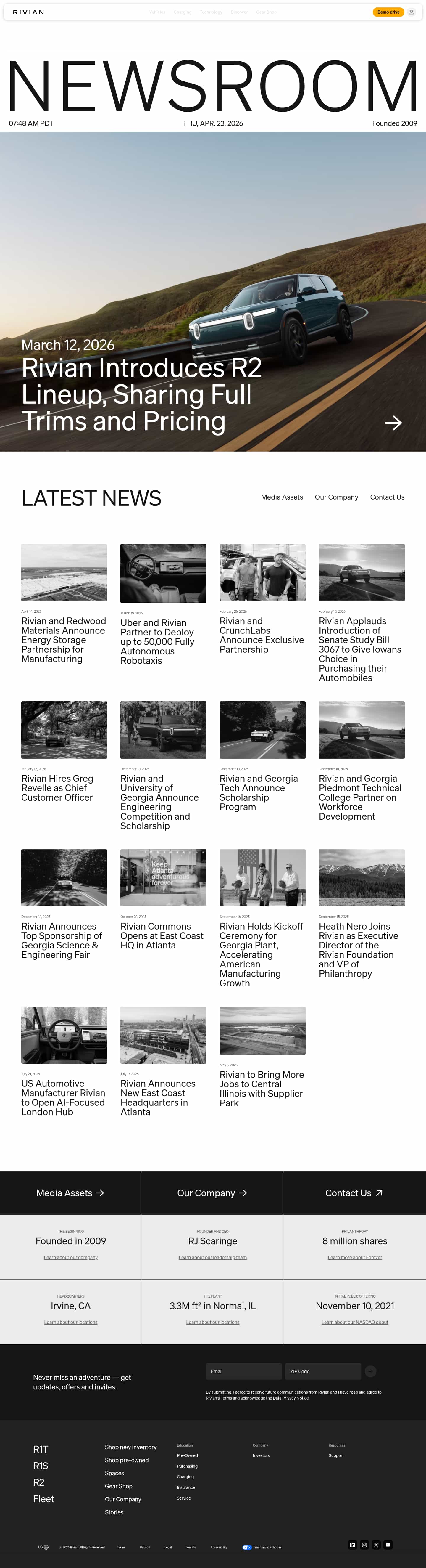 Latest website image capture