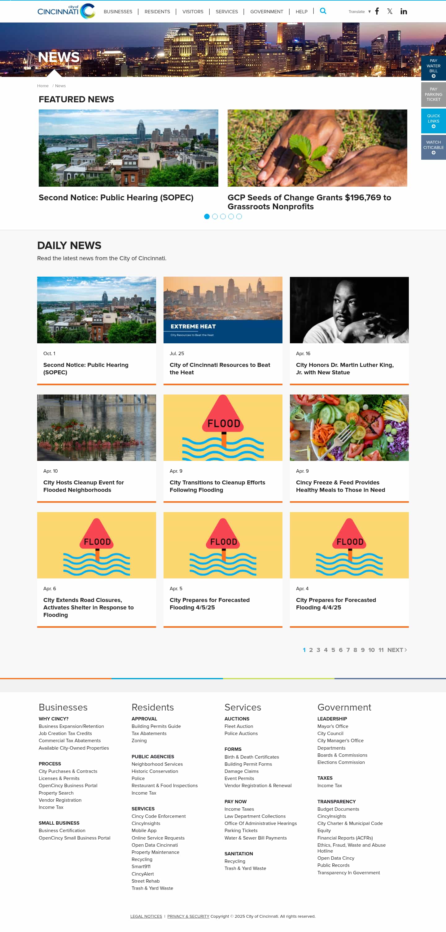 Latest website image capture