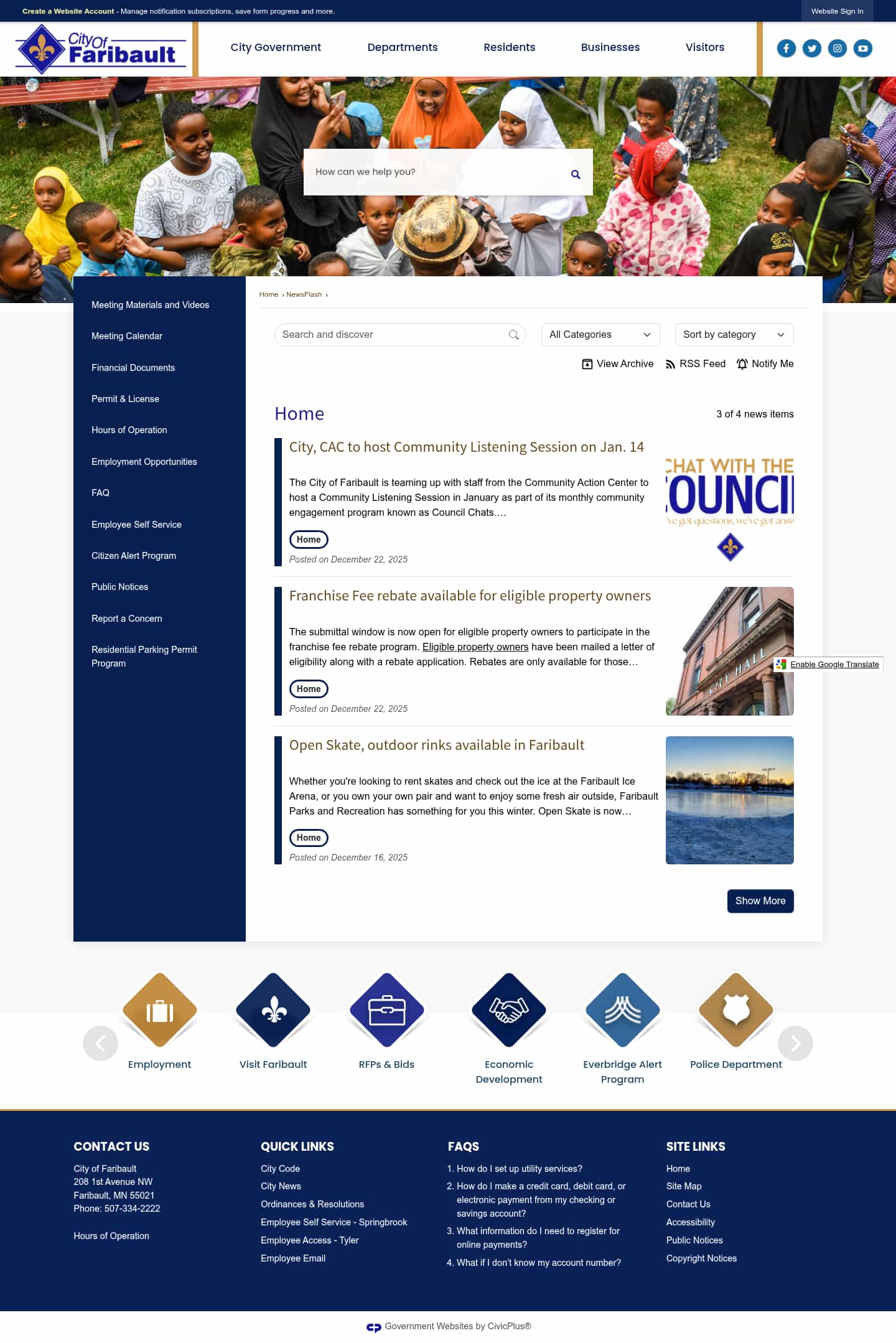 Latest website image capture