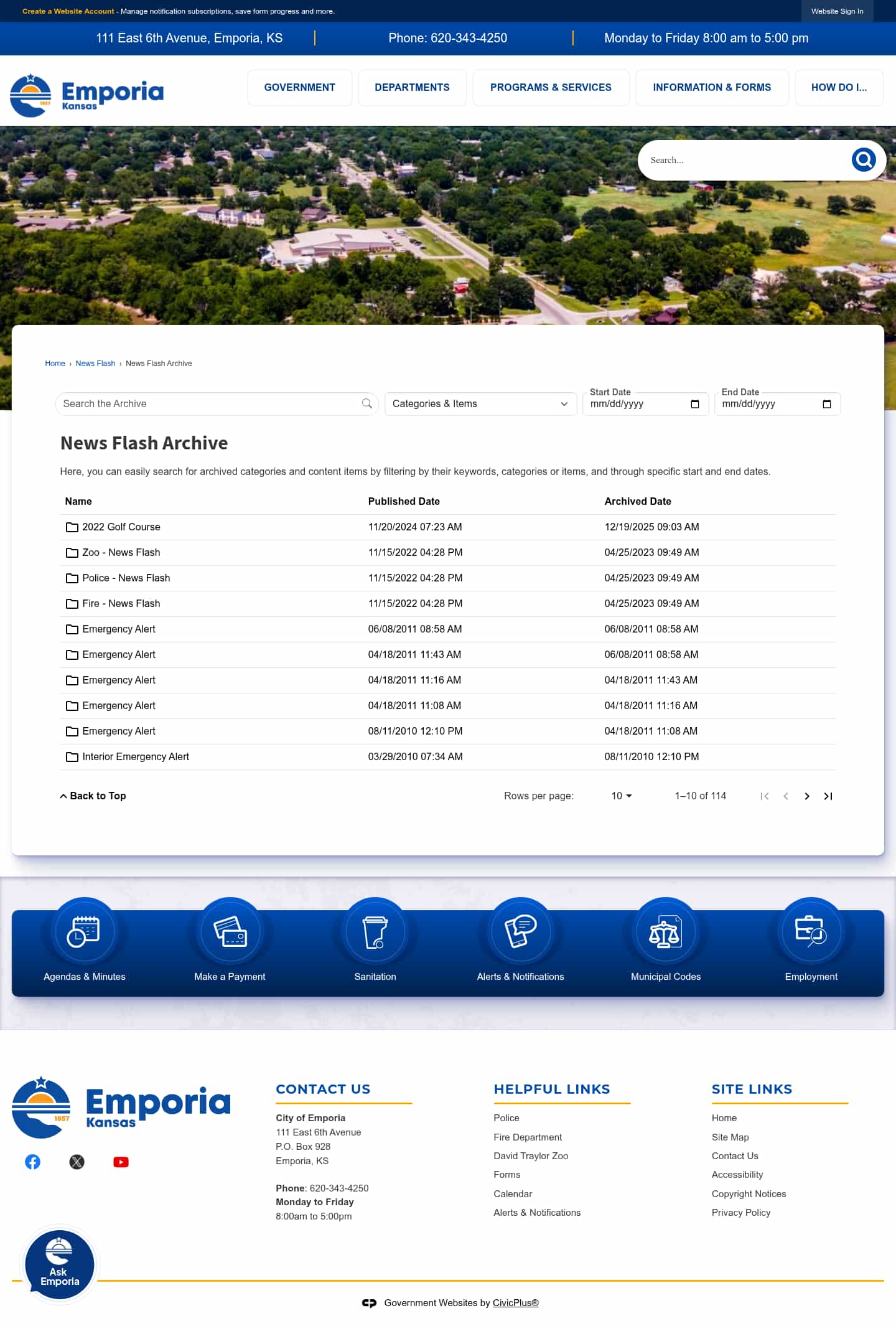 Latest website image capture