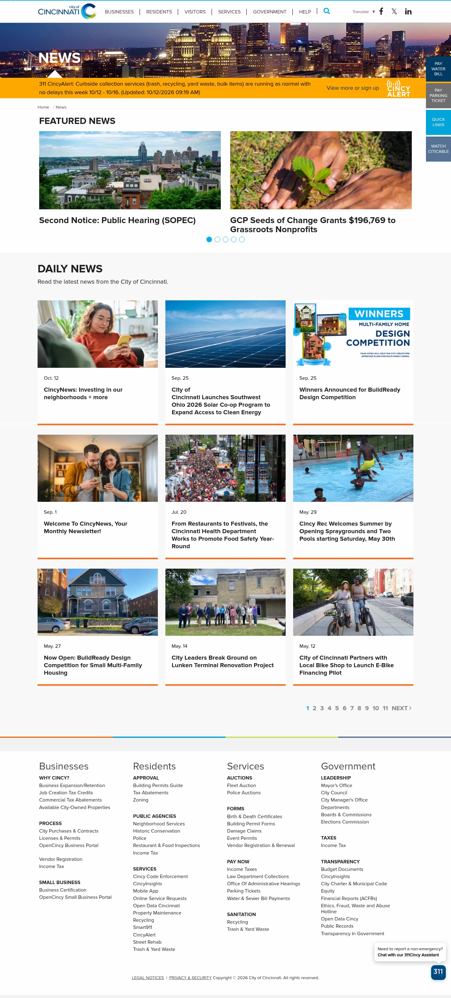 Latest website image capture