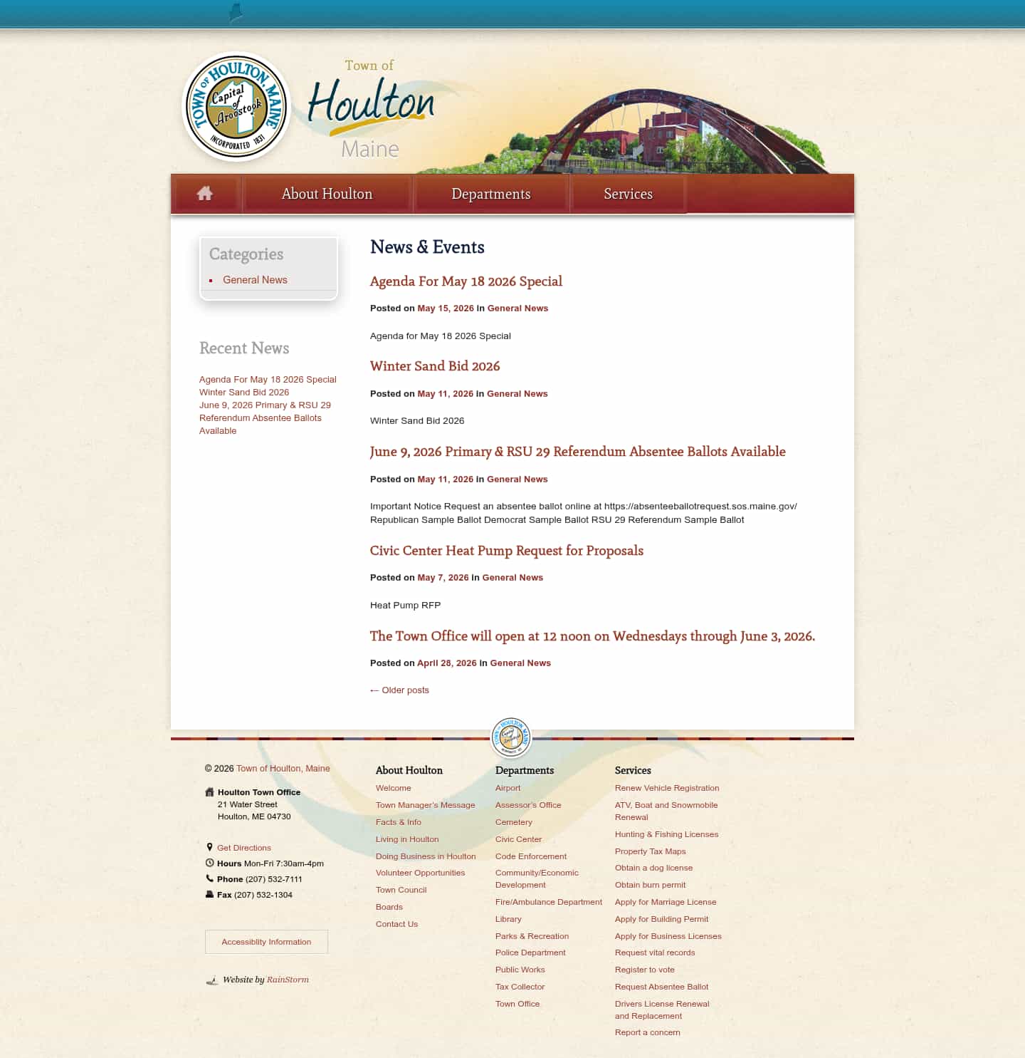 Latest website image capture