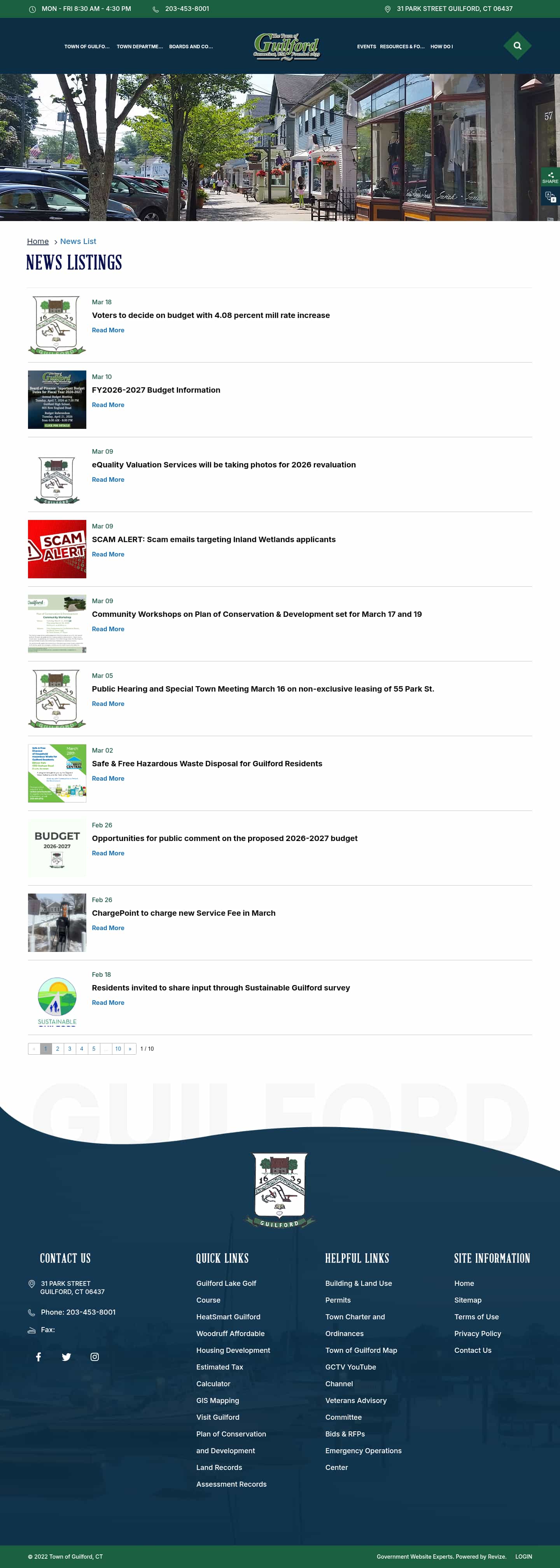 Latest website image capture