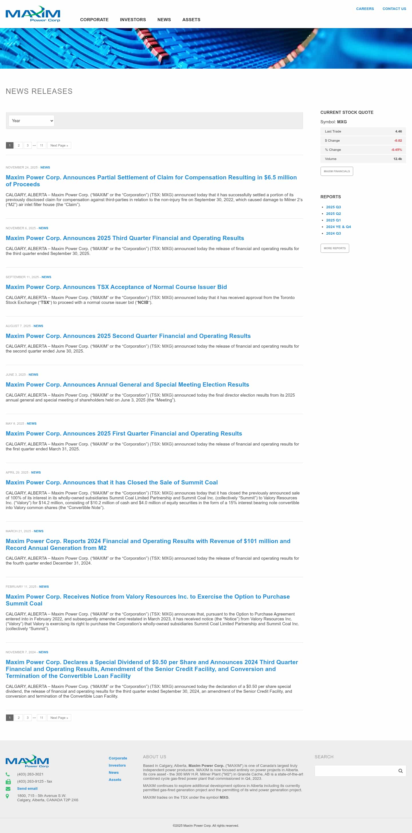 Latest website image capture