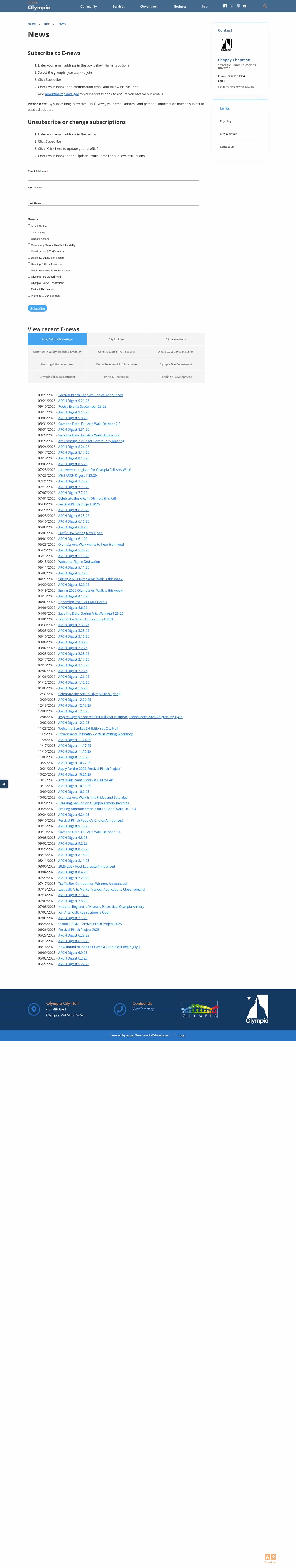 Latest website image capture