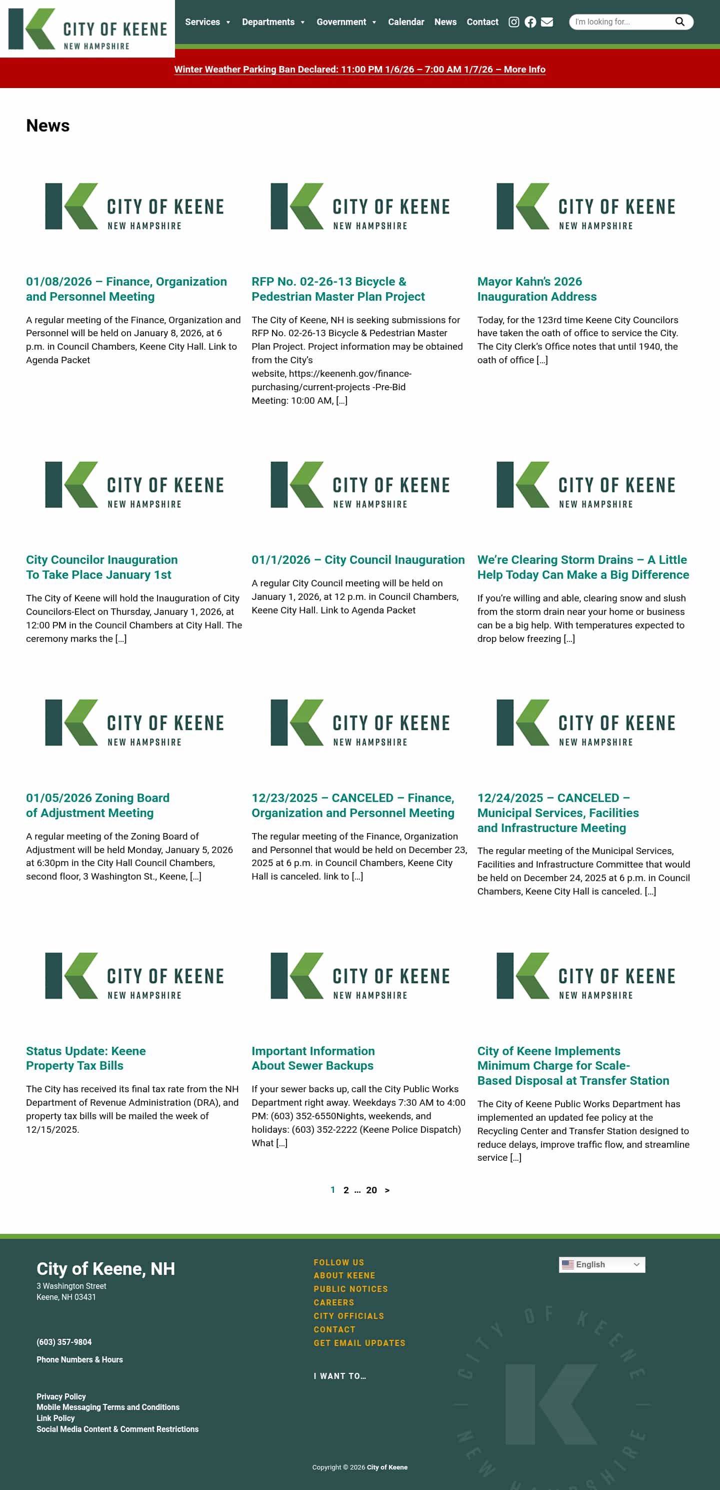 Latest website image capture