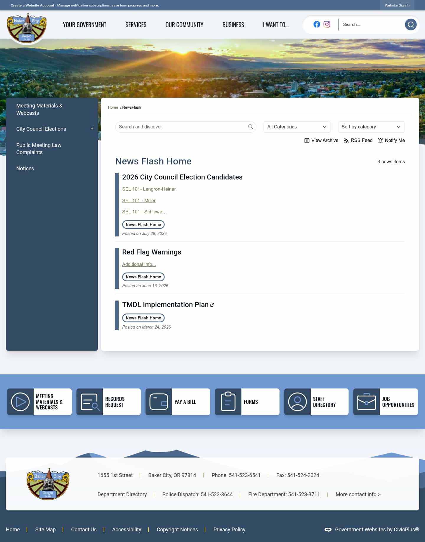 Latest website image capture