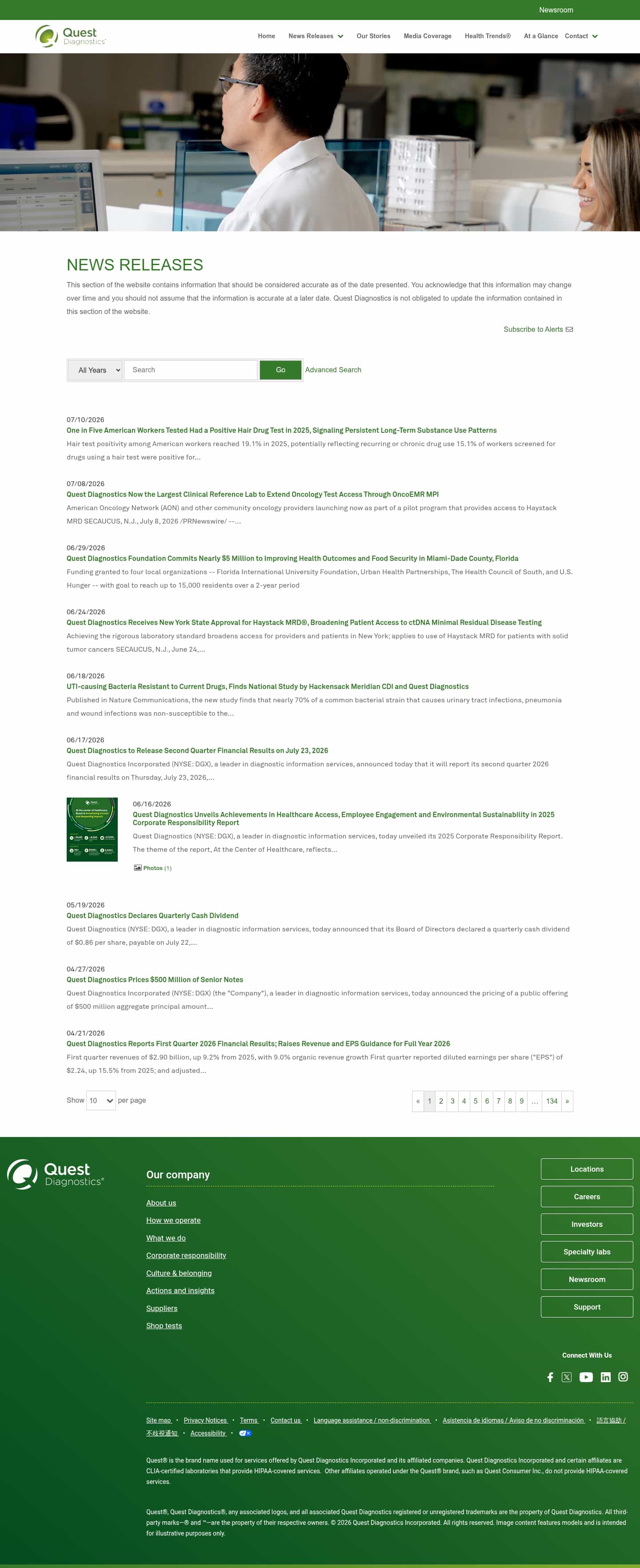 Latest website image capture