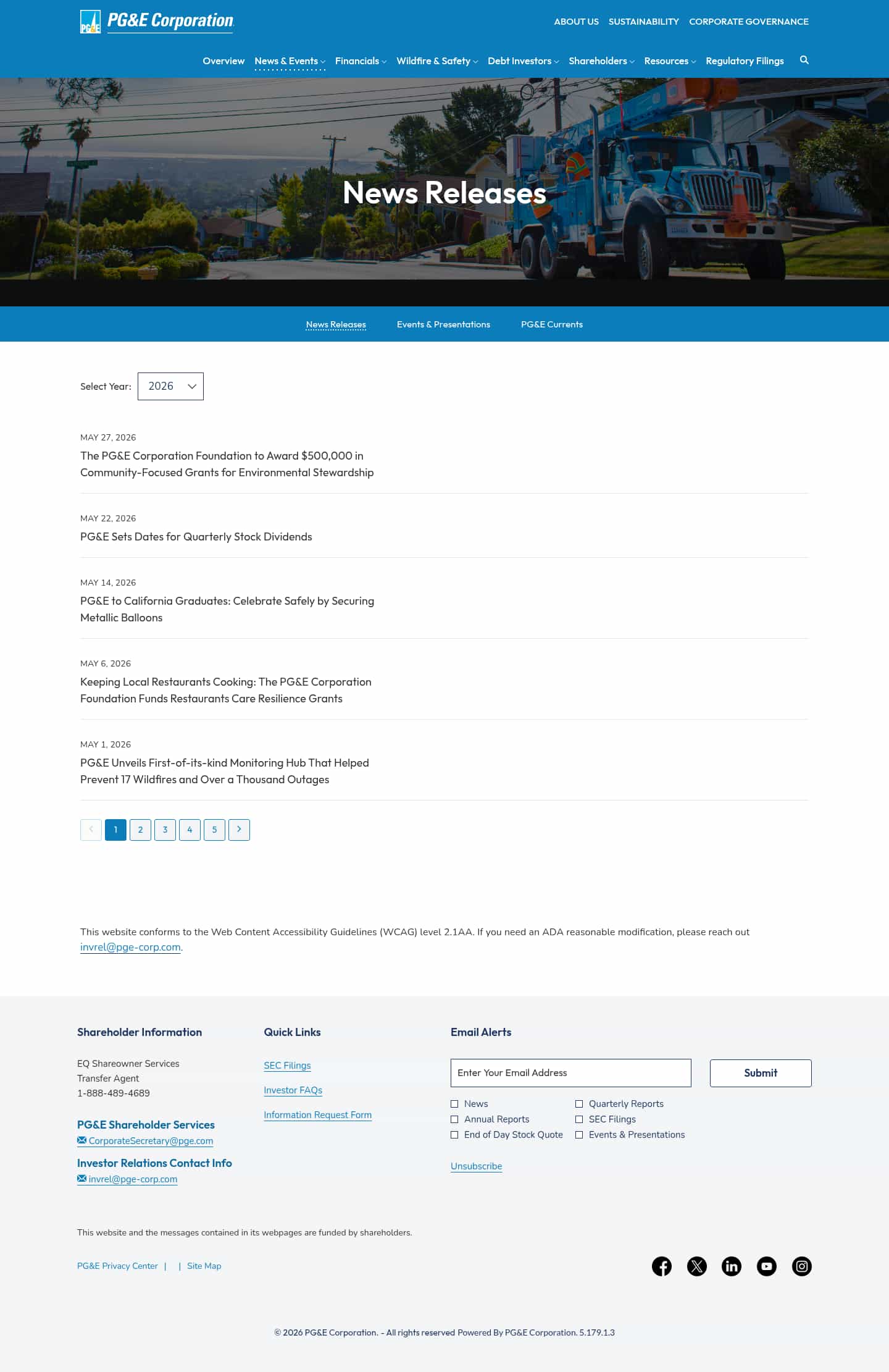 Latest website image capture
