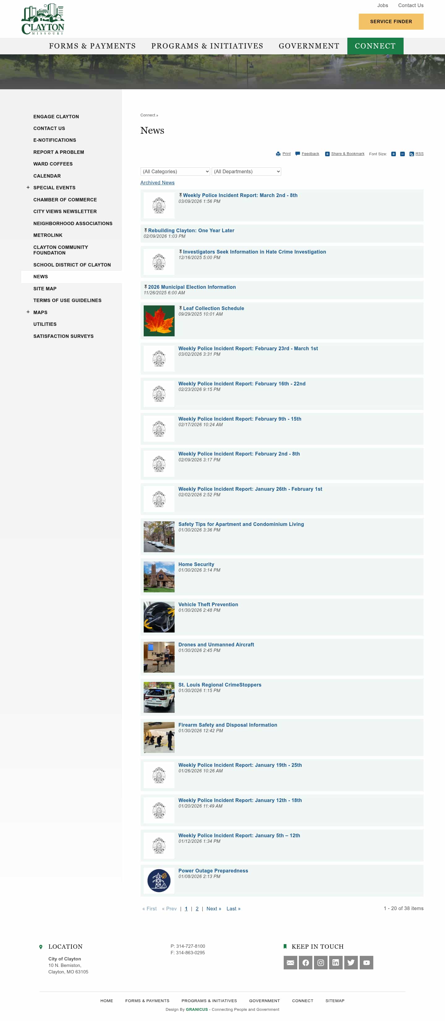 Latest website image capture