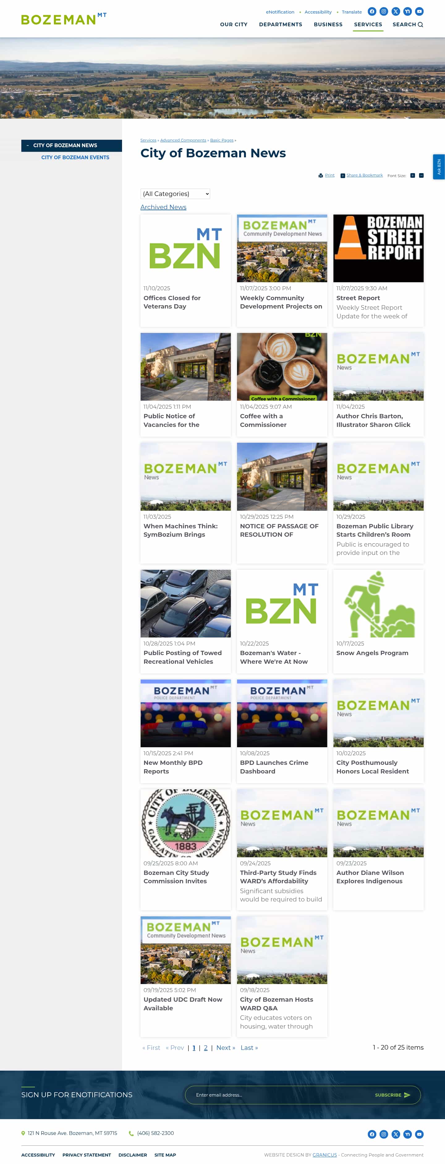 Latest website image capture