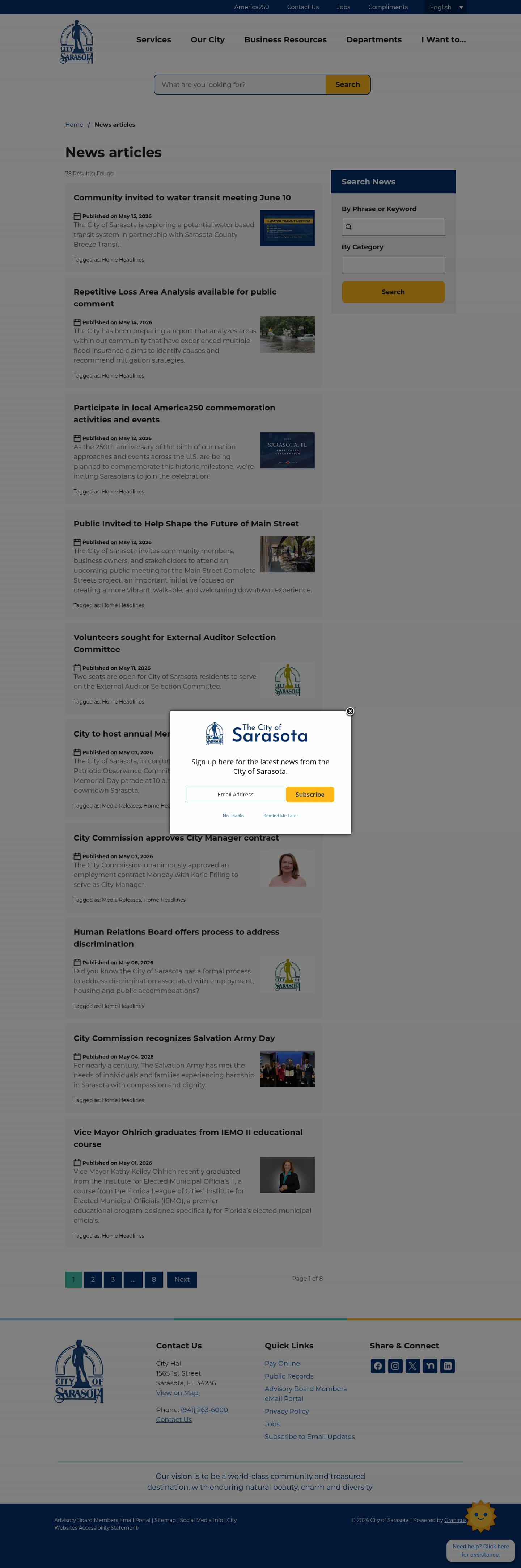 Latest website image capture