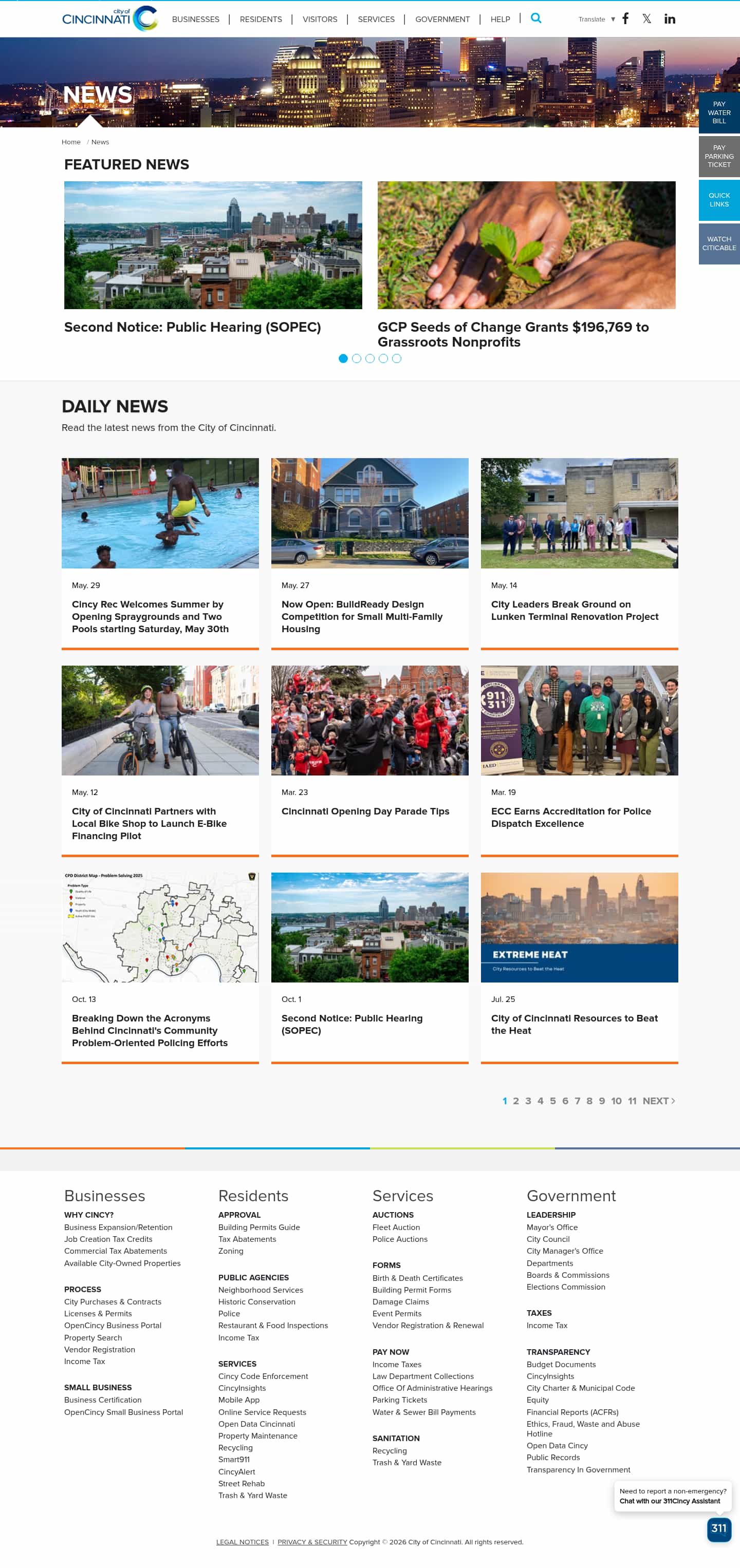 Latest website image capture