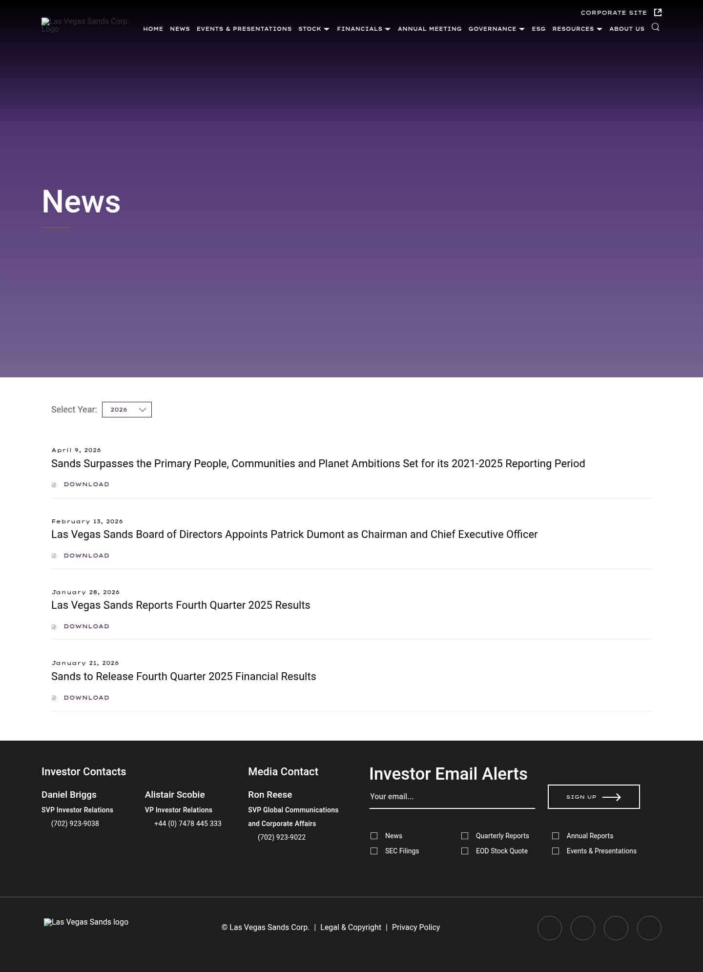 Latest website image capture