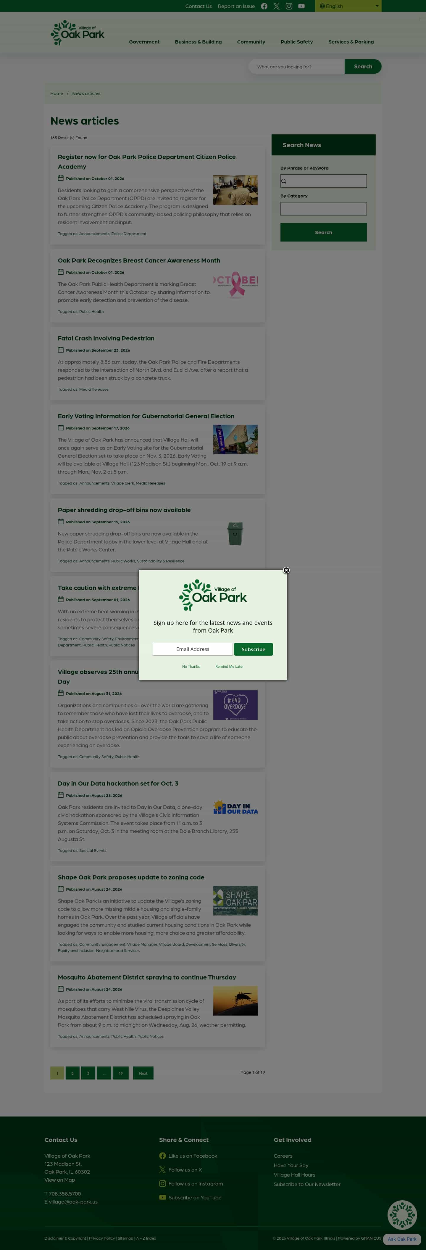Latest website image capture
