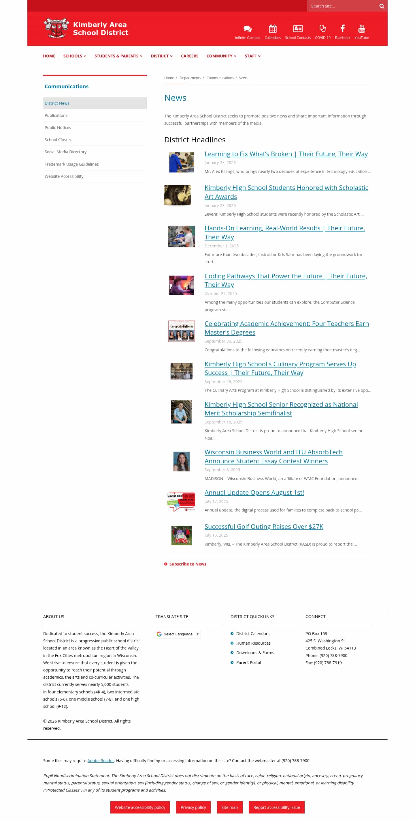 Latest website image capture