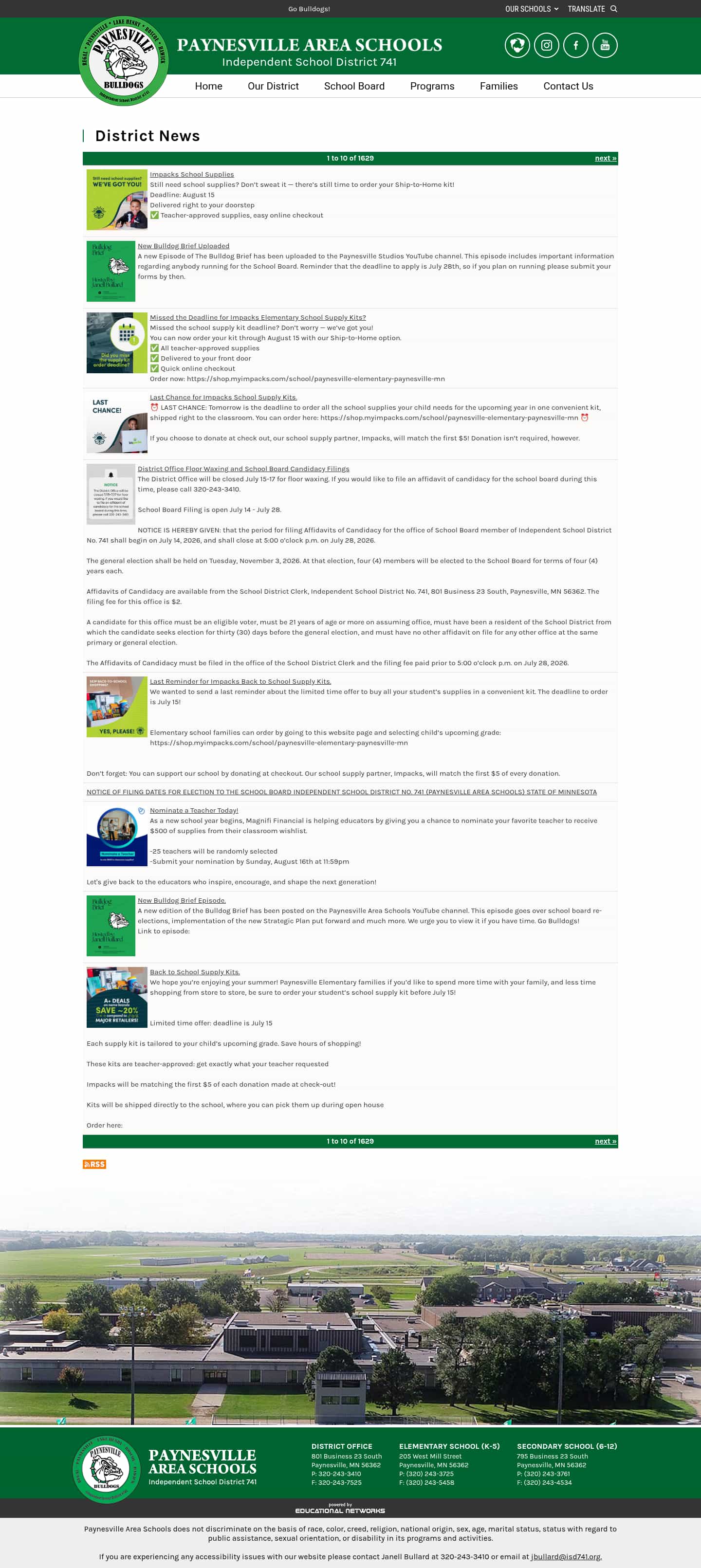 Latest website image capture
