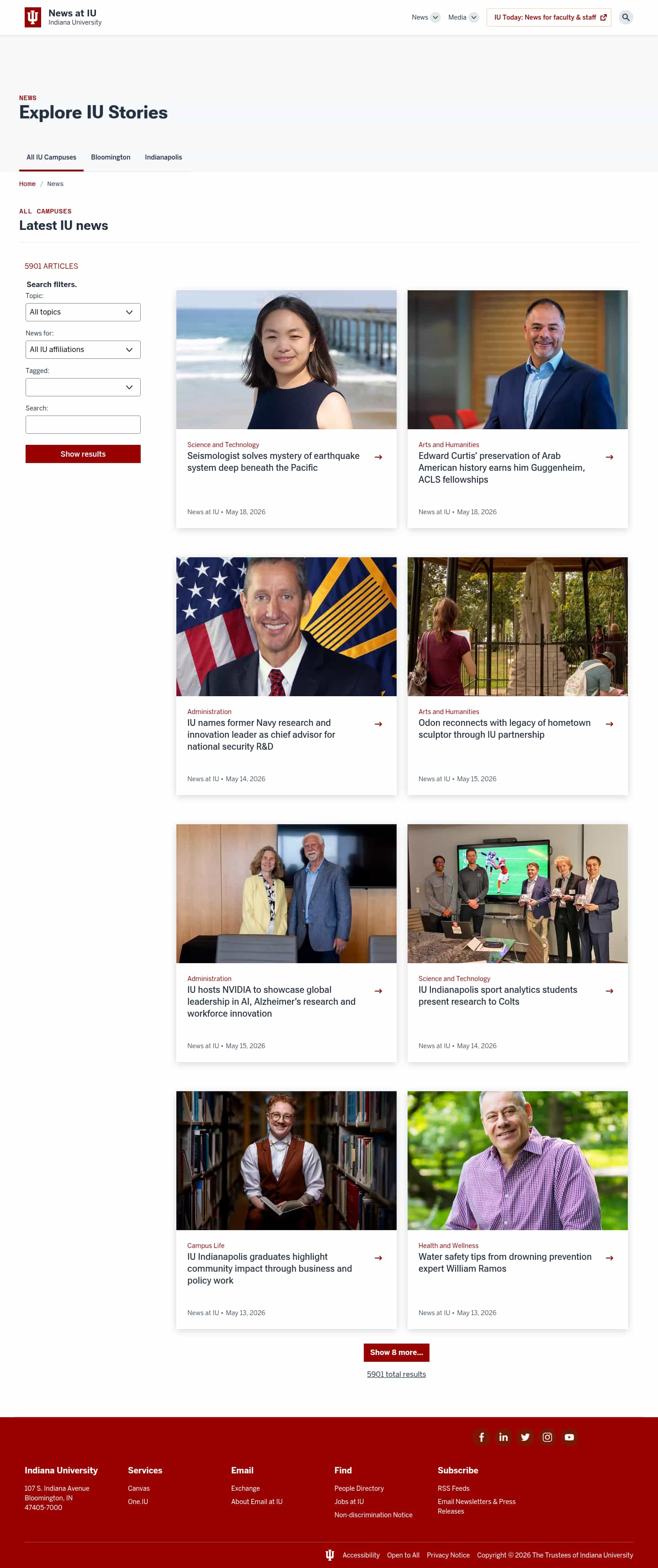 Latest website image capture