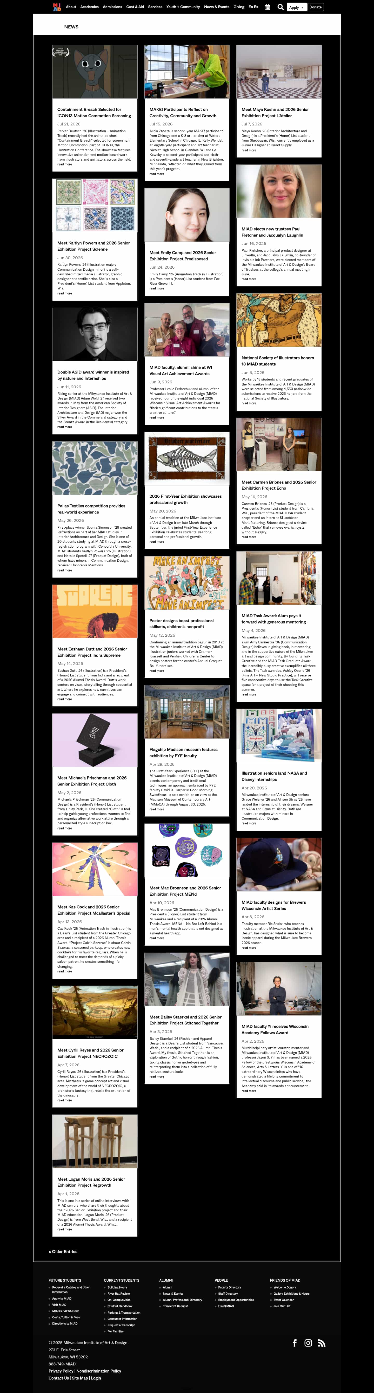 Latest website image capture