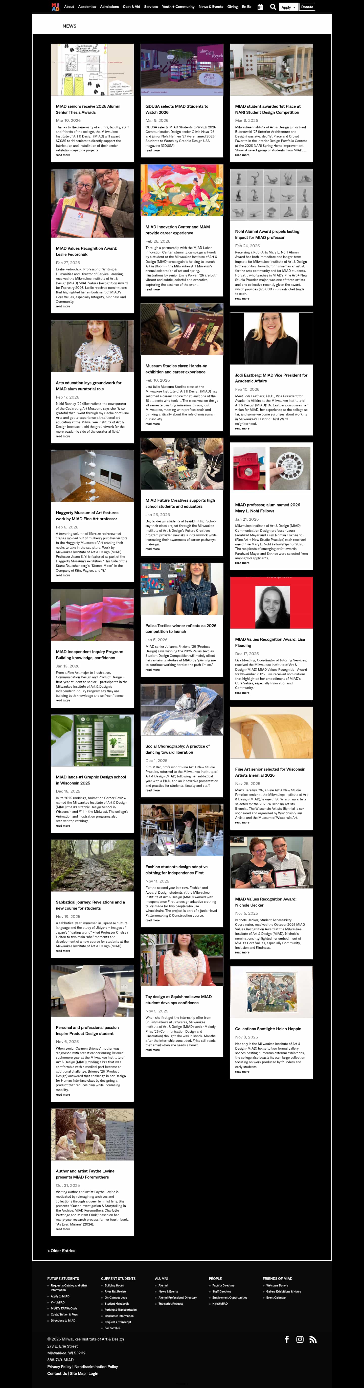 Latest website image capture