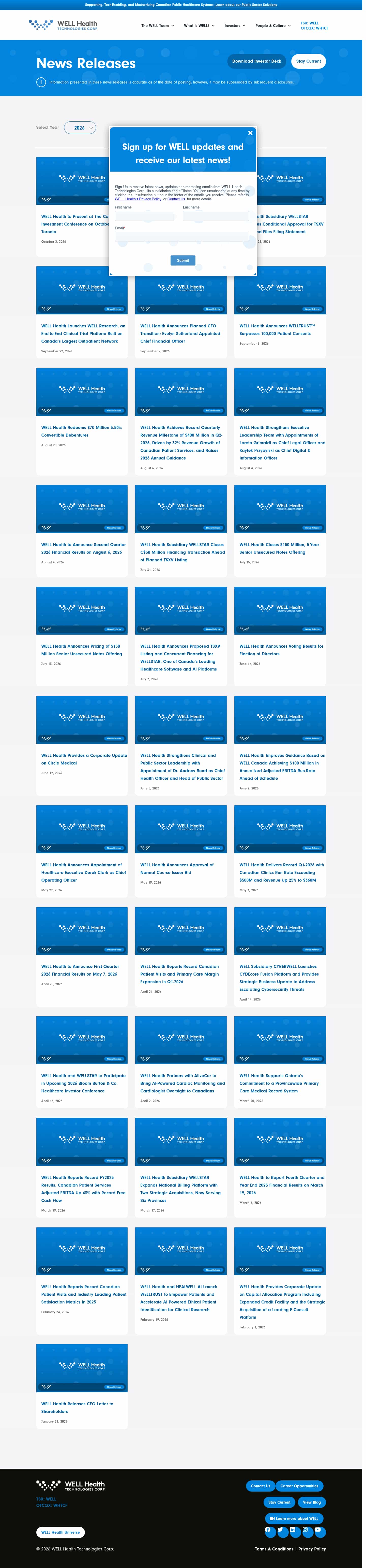 Latest website image capture