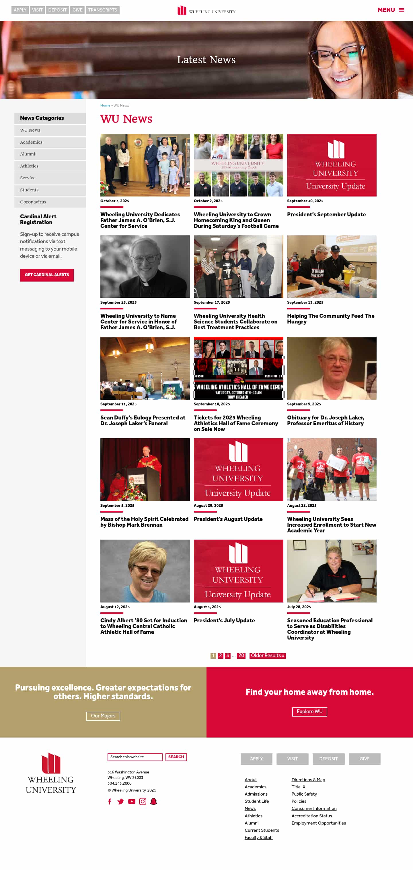 Latest website image capture