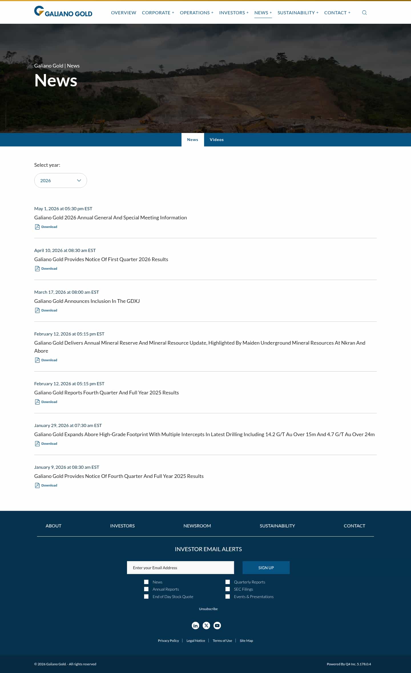 Latest website image capture