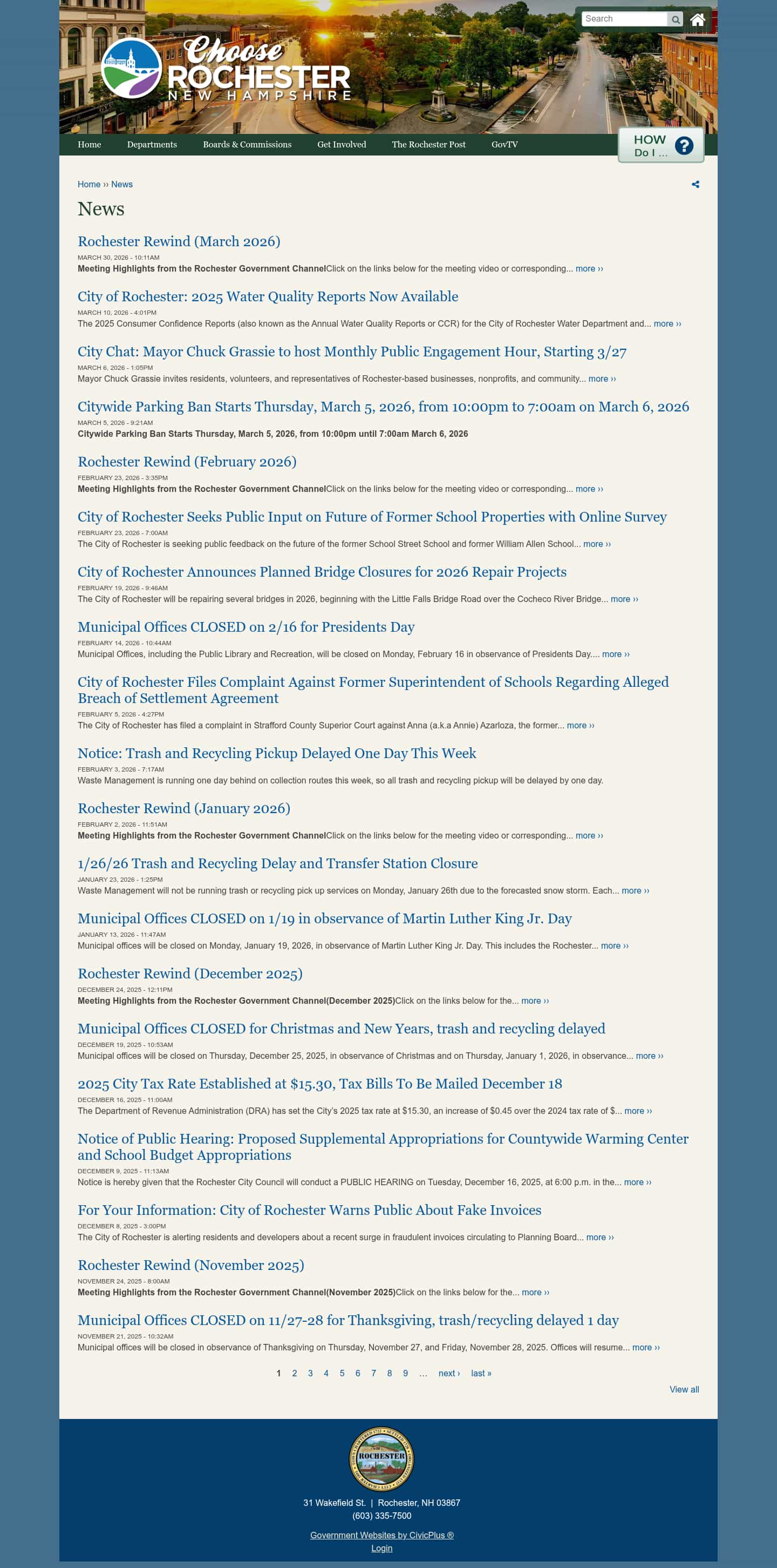 Latest website image capture