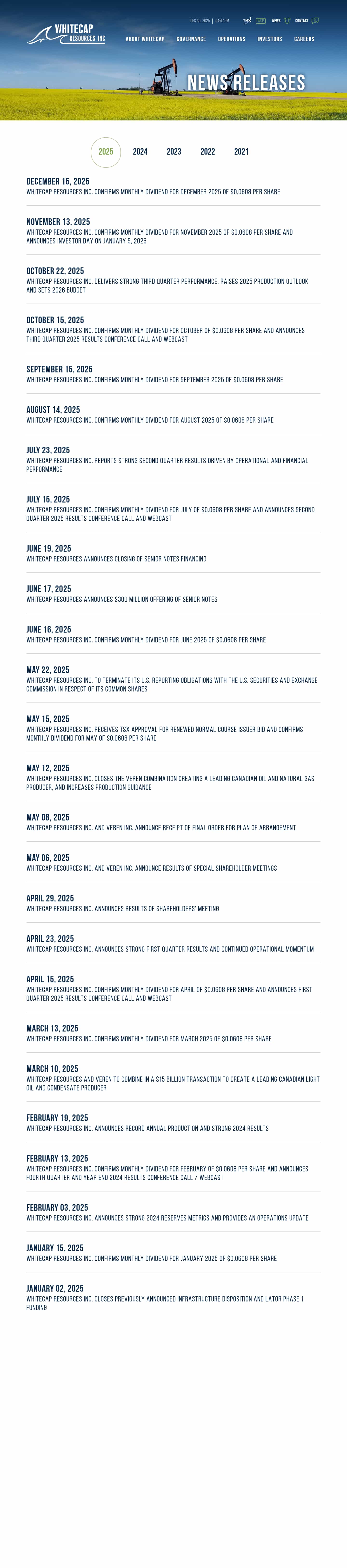 Latest website image capture