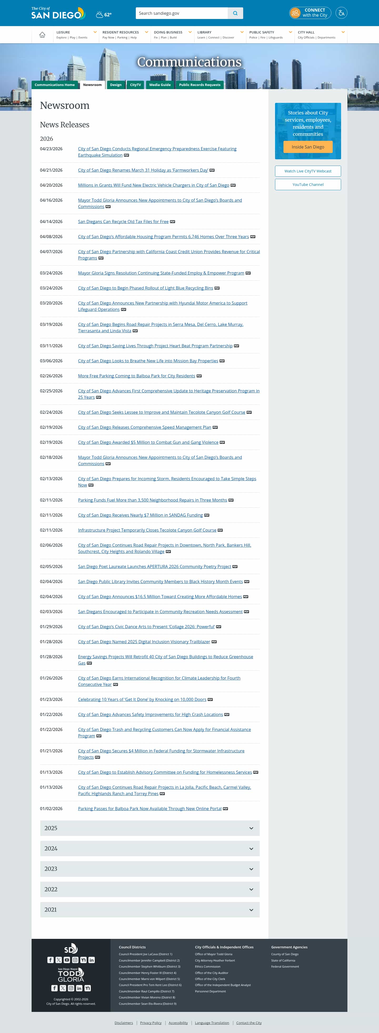 Latest website image capture