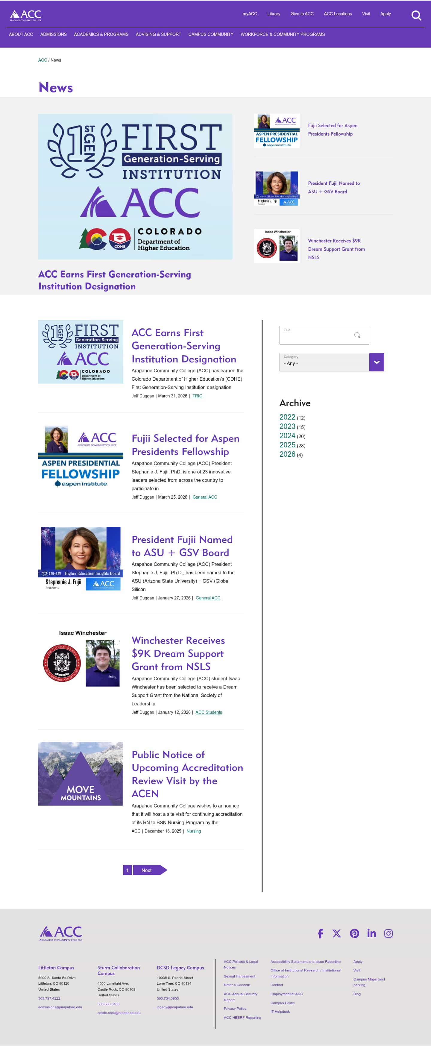 Latest website image capture