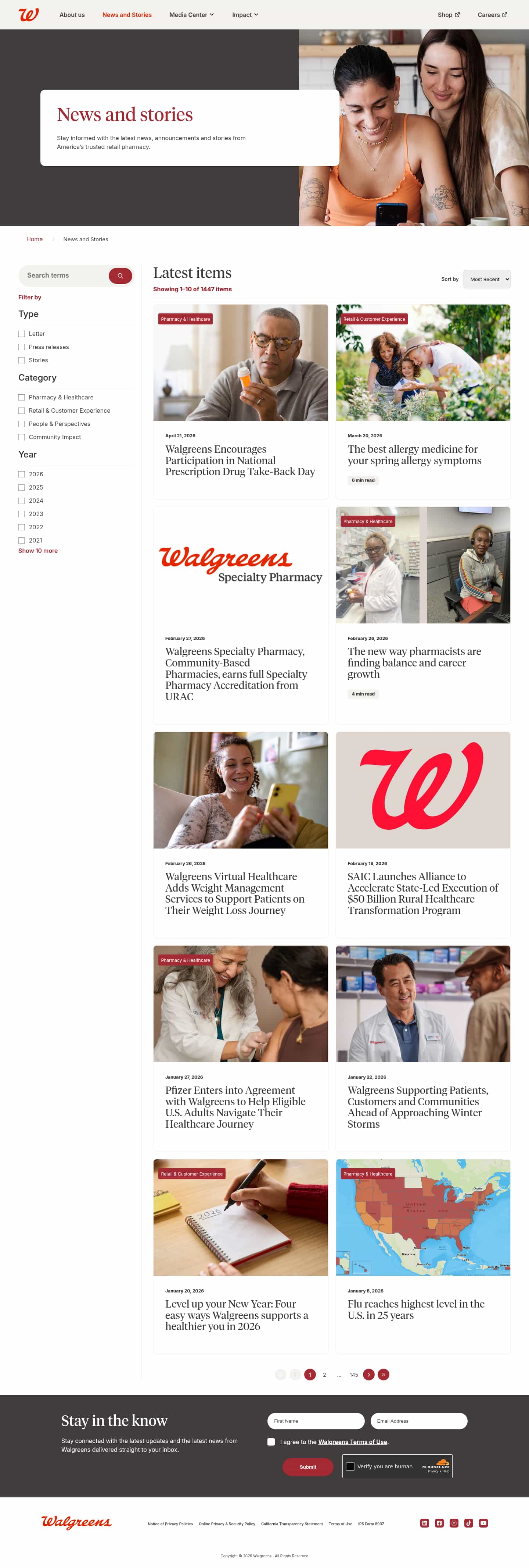 Latest website image capture